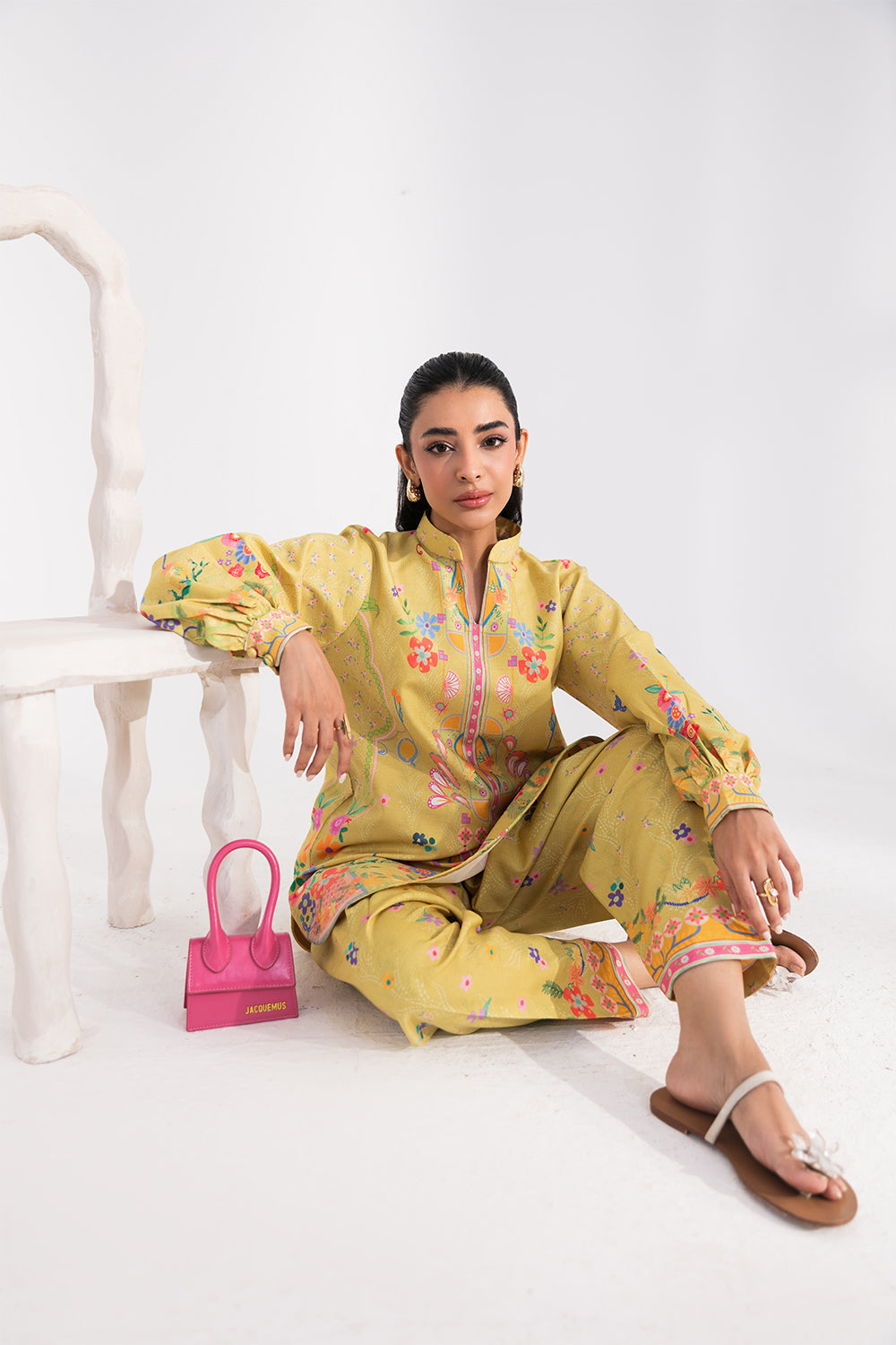 ELARA (AX-02) Cotton Pakistani Summer Dresses - aabyaan - 3