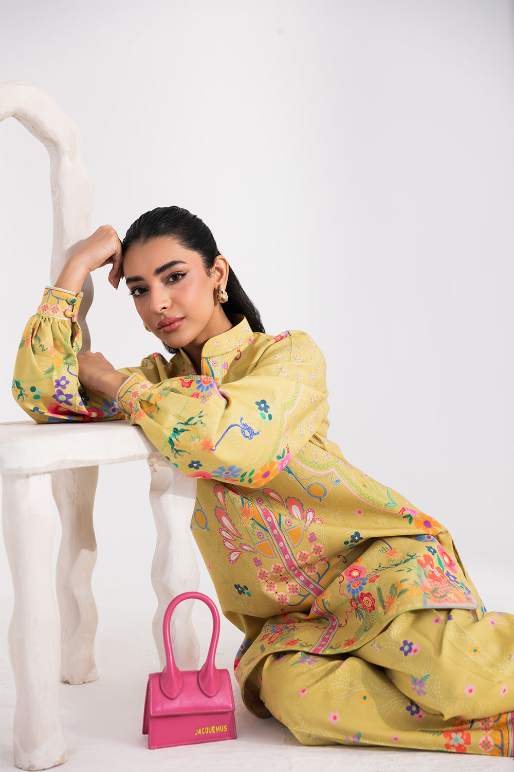 ELARA (AX-02) Cotton Pakistani Summer Dresses - aabyaan - 2