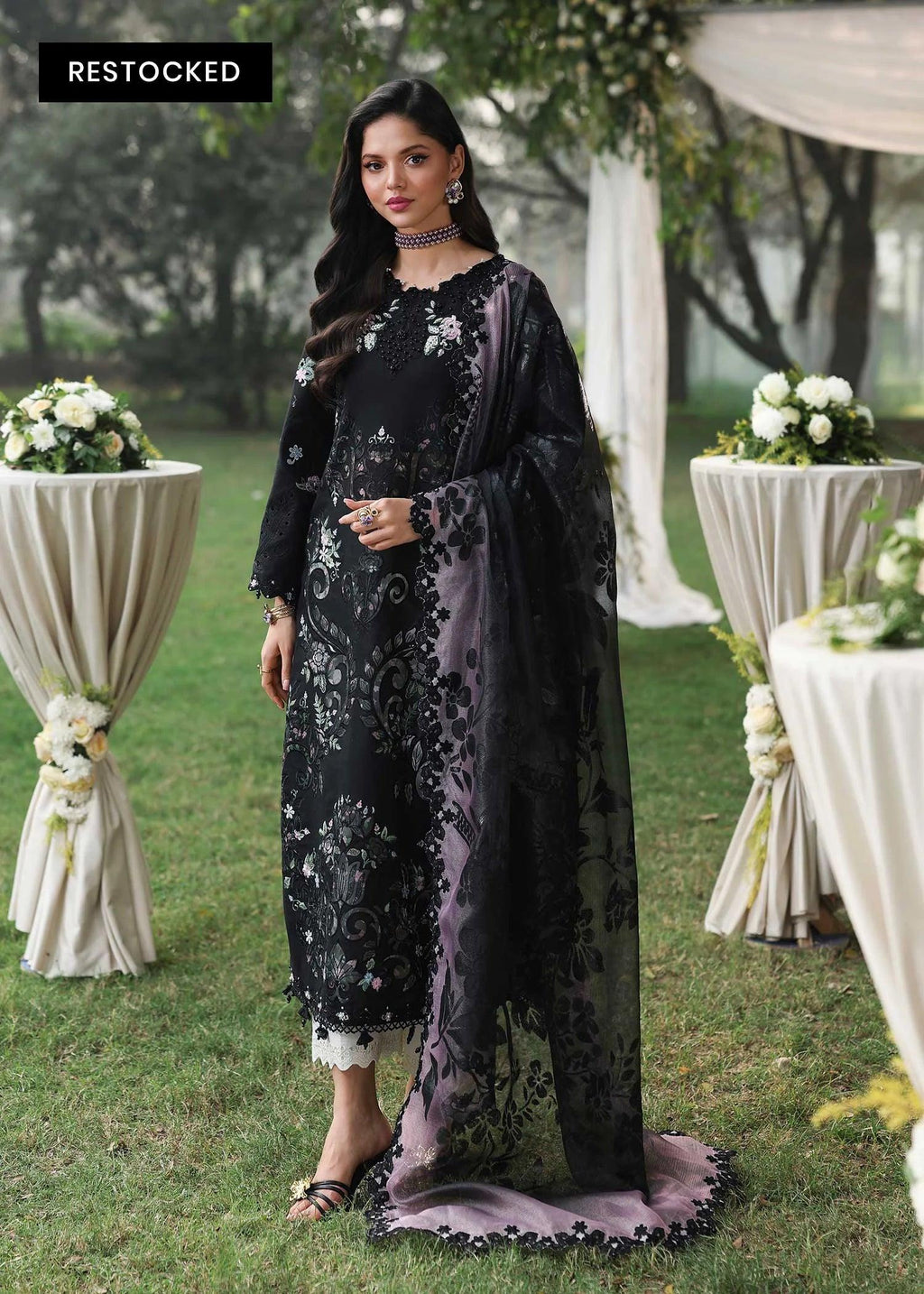 MIDNIGHT BLOOM Pakistani Summer Dresses Collection