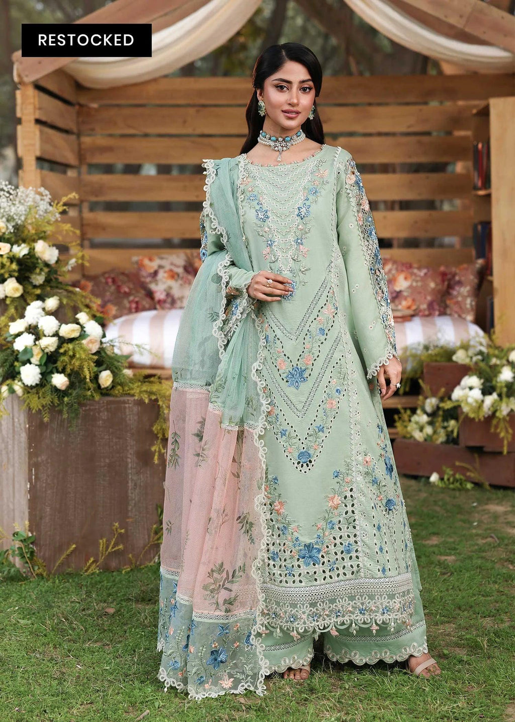 SUMMER SAGE Pakistani Designer Dress