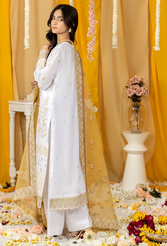GHAZAL EMBROIDERY LAWN COLLECTION-GZ-02 Organza Pakistani Summer Dresses - Humdum - 4
