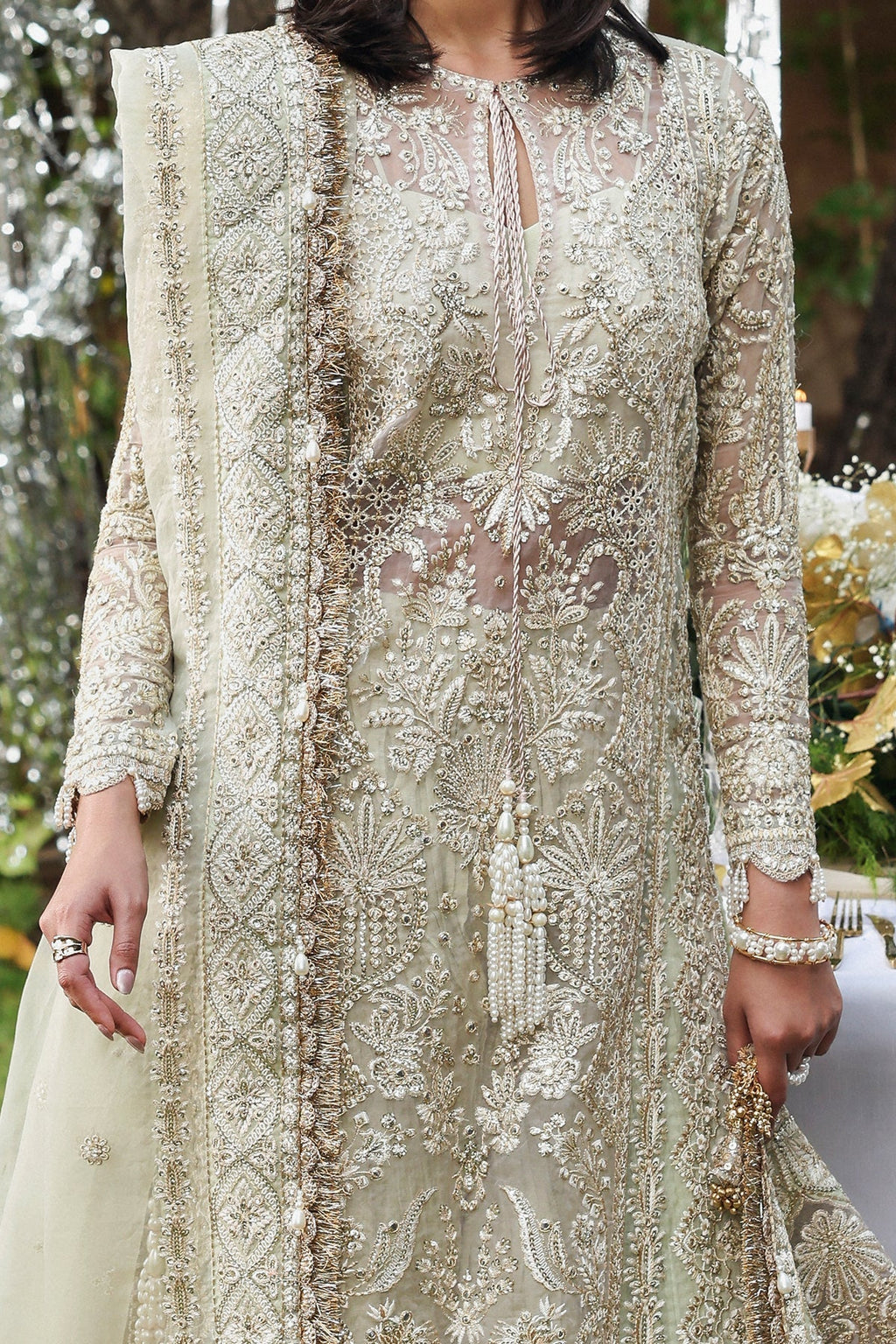 Soulhour Organza Pakistani Formal Dresses - Afrozeh - 4