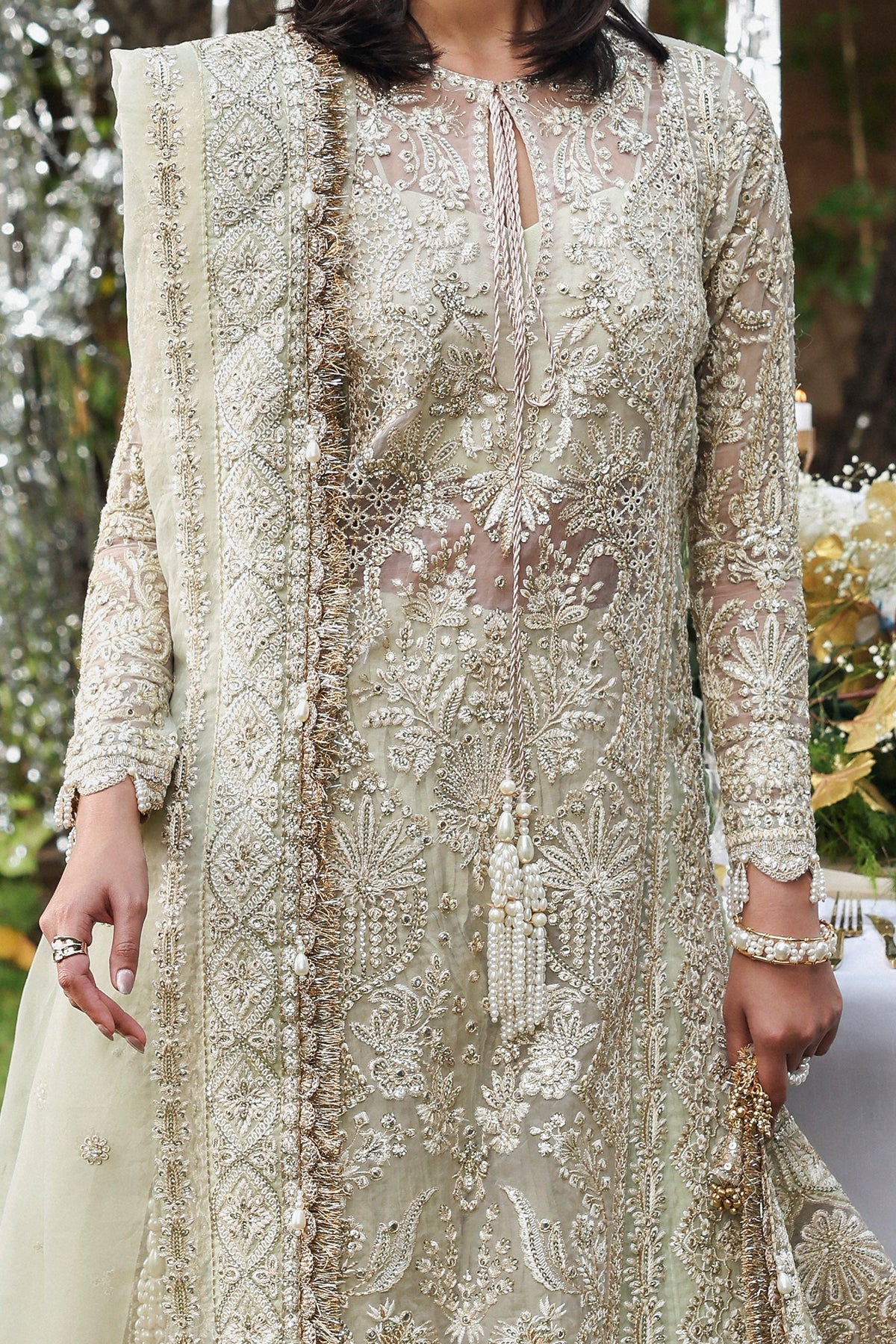Soulhour Organza Pakistani Formal Dresses - Afrozeh - 4