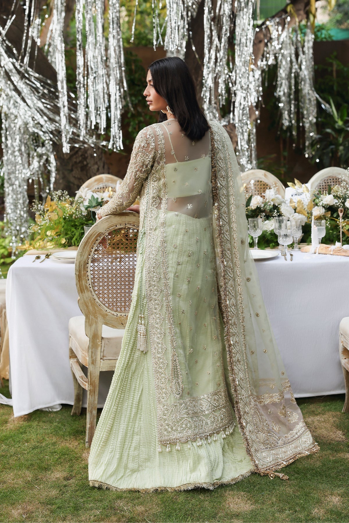 Soulhour Organza Pakistani Formal Dresses - Afrozeh - 2