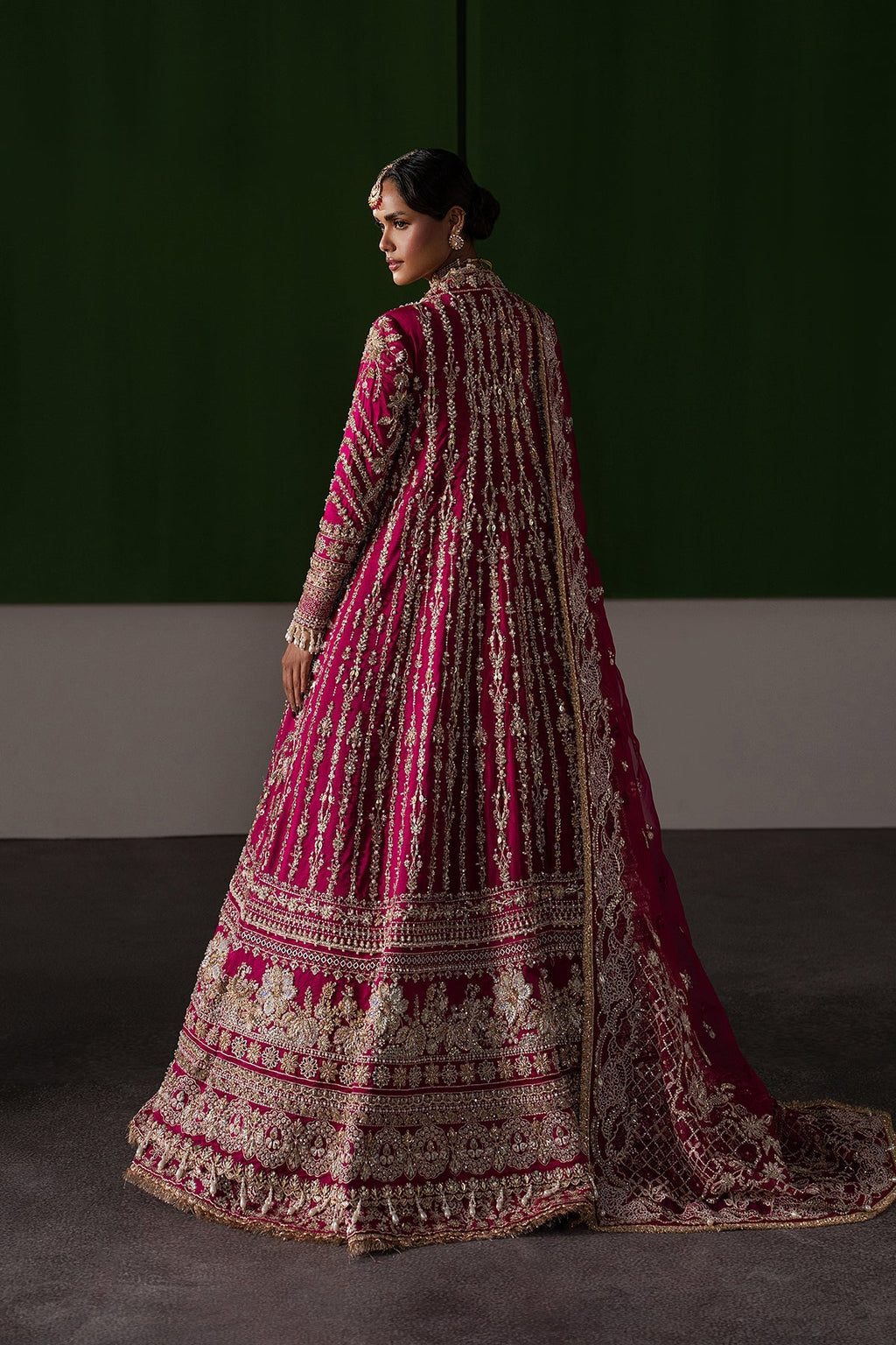 Ophelia Raw Silk Pakistani Formal Dresses - Afrozeh - 2