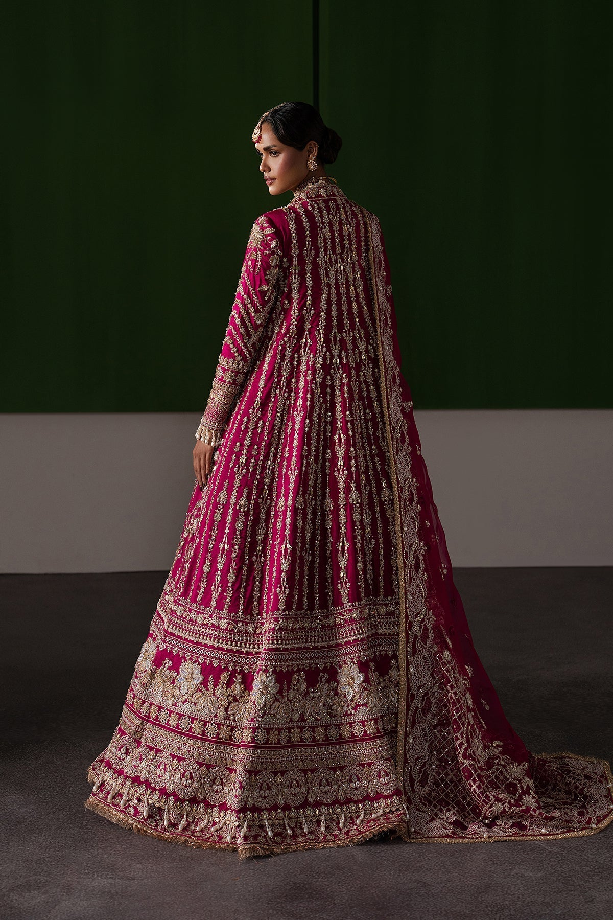 Ophelia Raw Silk Pakistani Formal Dresses - Afrozeh - 2