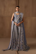 Arabella Raw Silk Pakistani Formal Dresses - Afrozeh - 1