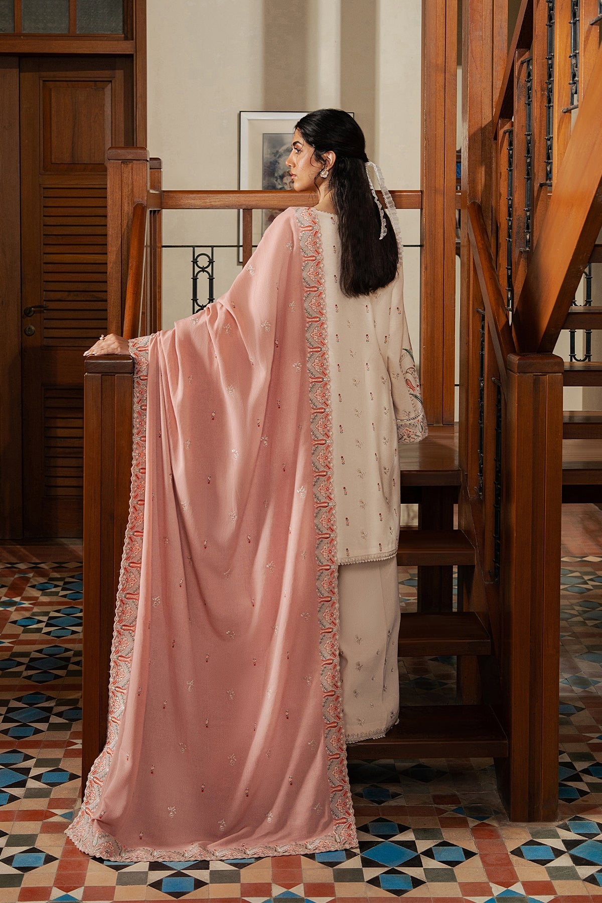 Avaline Karandi Pakistani Winter Dresses - Afrozeh - 2