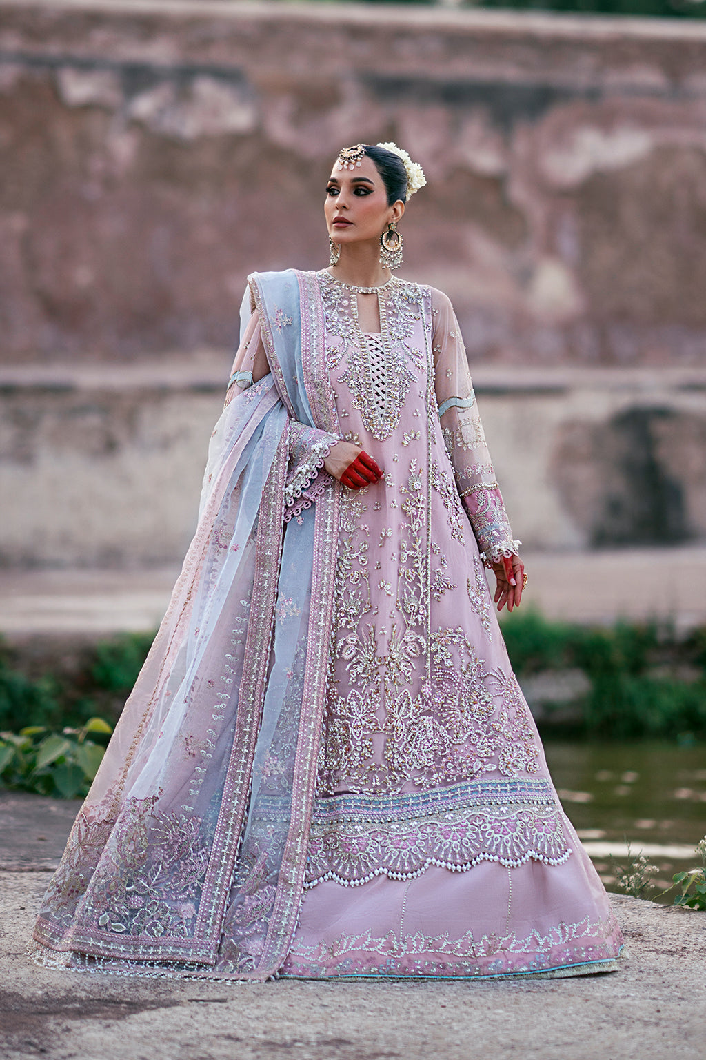 Mirage Raw Silk Pakistani Formal Dresses