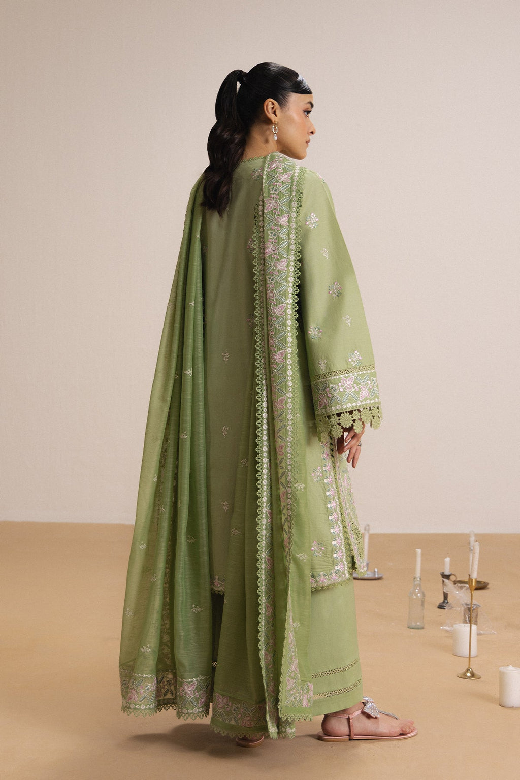 NACRE Lawn Pakistani Summer Dresses - Afrozeh - 5
