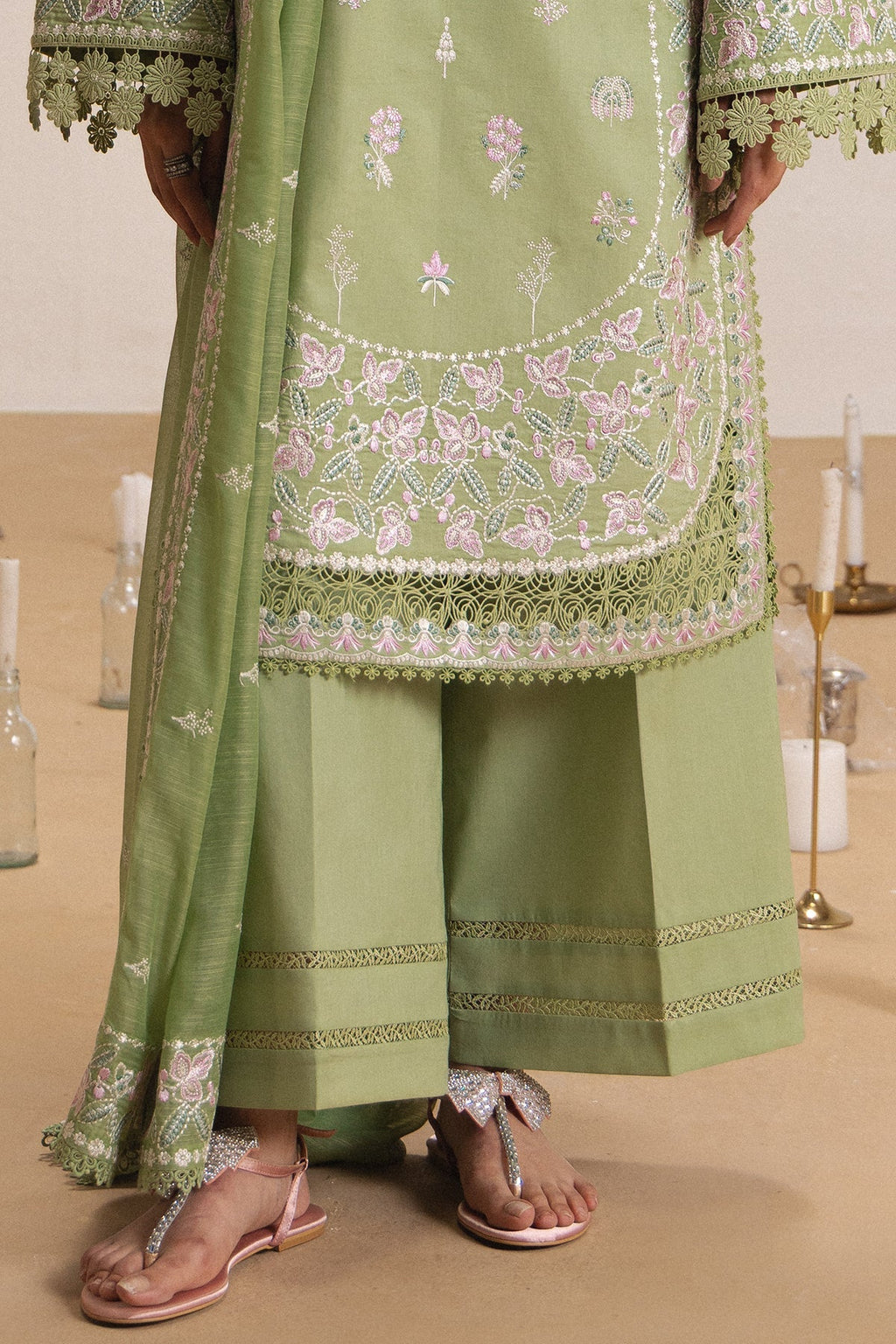 NACRE Lawn Pakistani Summer Dresses - Afrozeh - 4