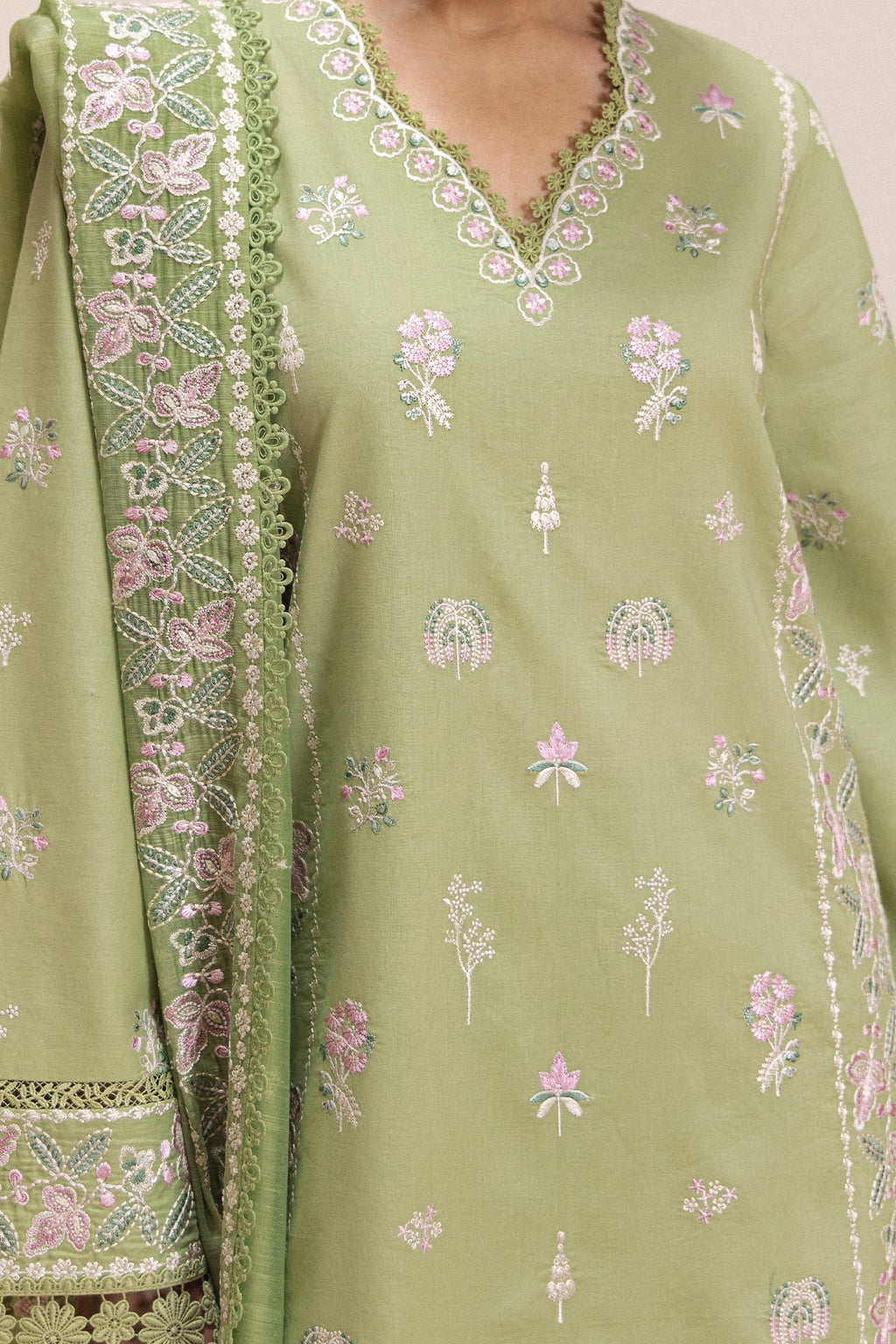 NACRE Lawn Pakistani Summer Dresses - Afrozeh - 2