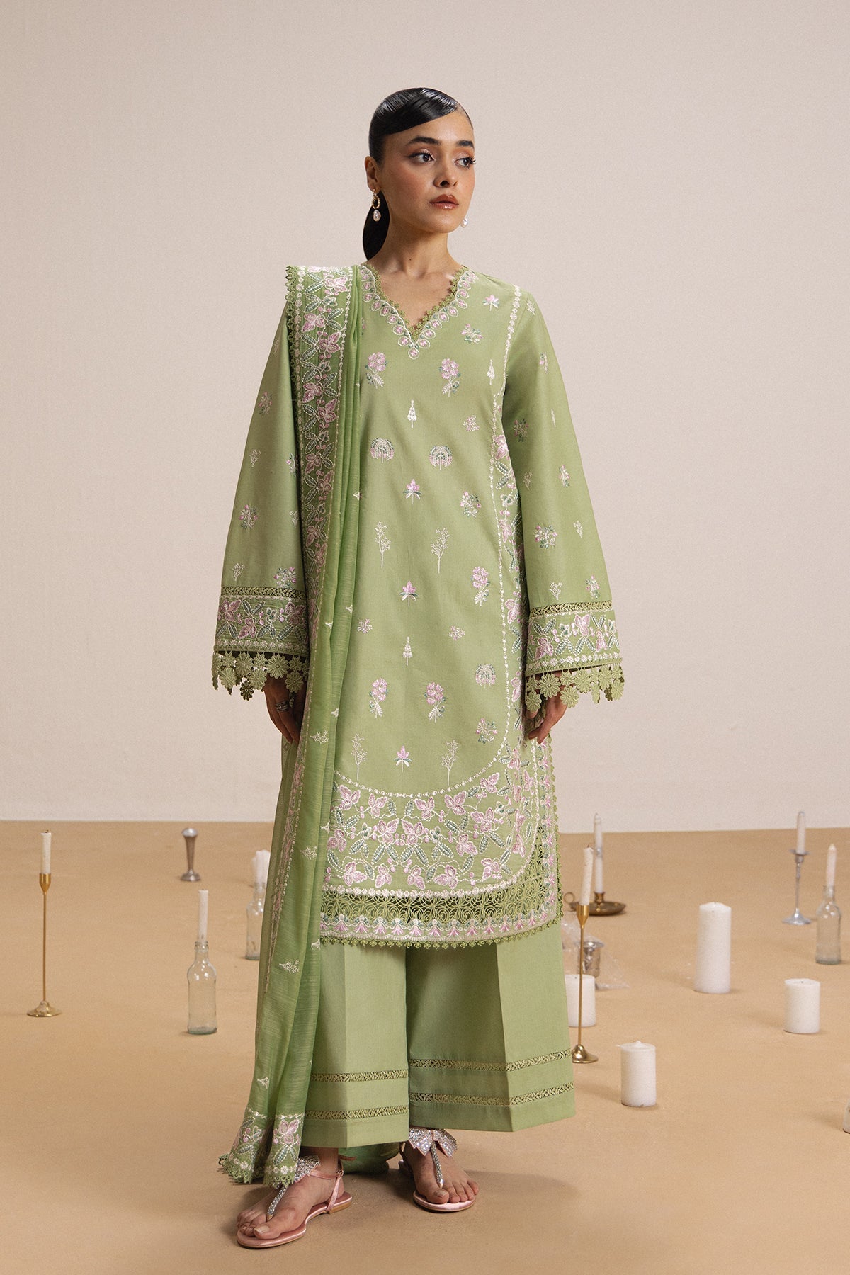 NACRE Lawn Pakistani Summer Dresses - Afrozeh - 1
