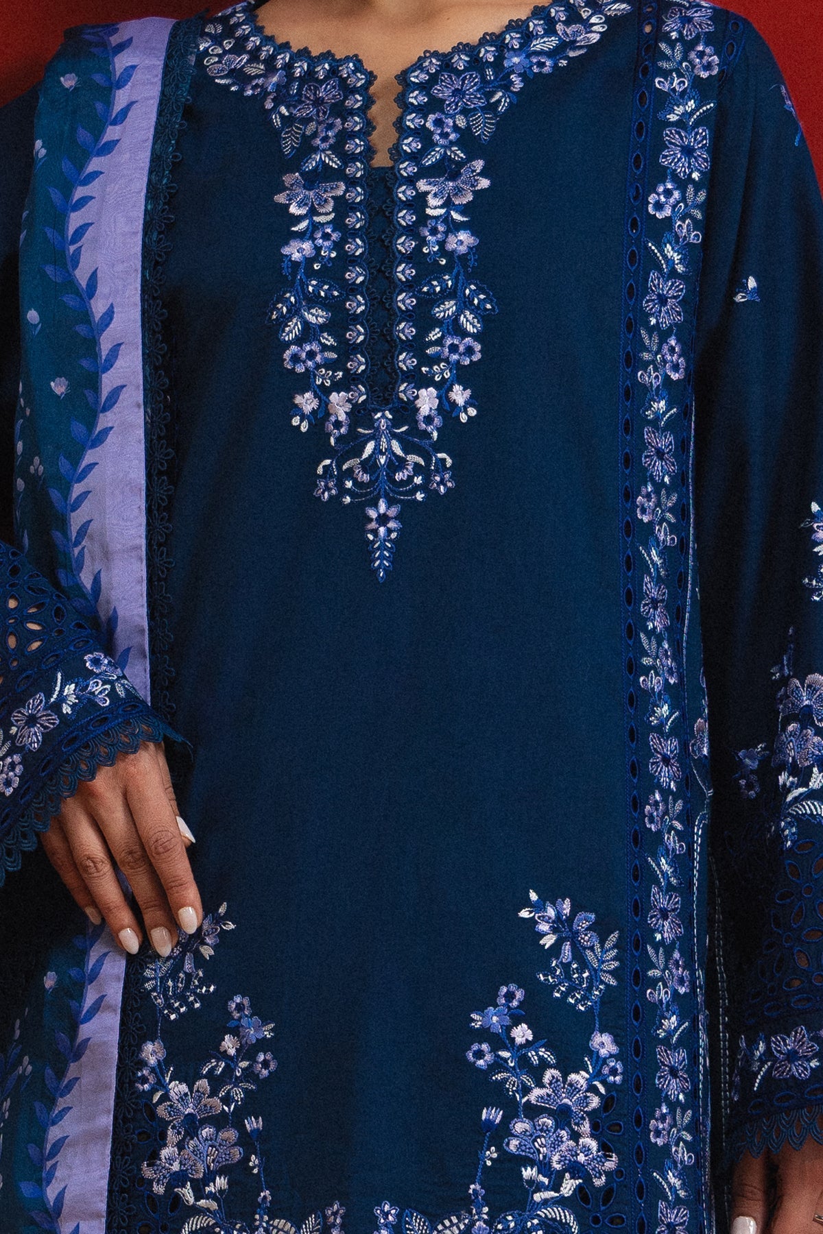 SABLEM Lawn Pakistani Summer Dresses - Afrozeh - 5