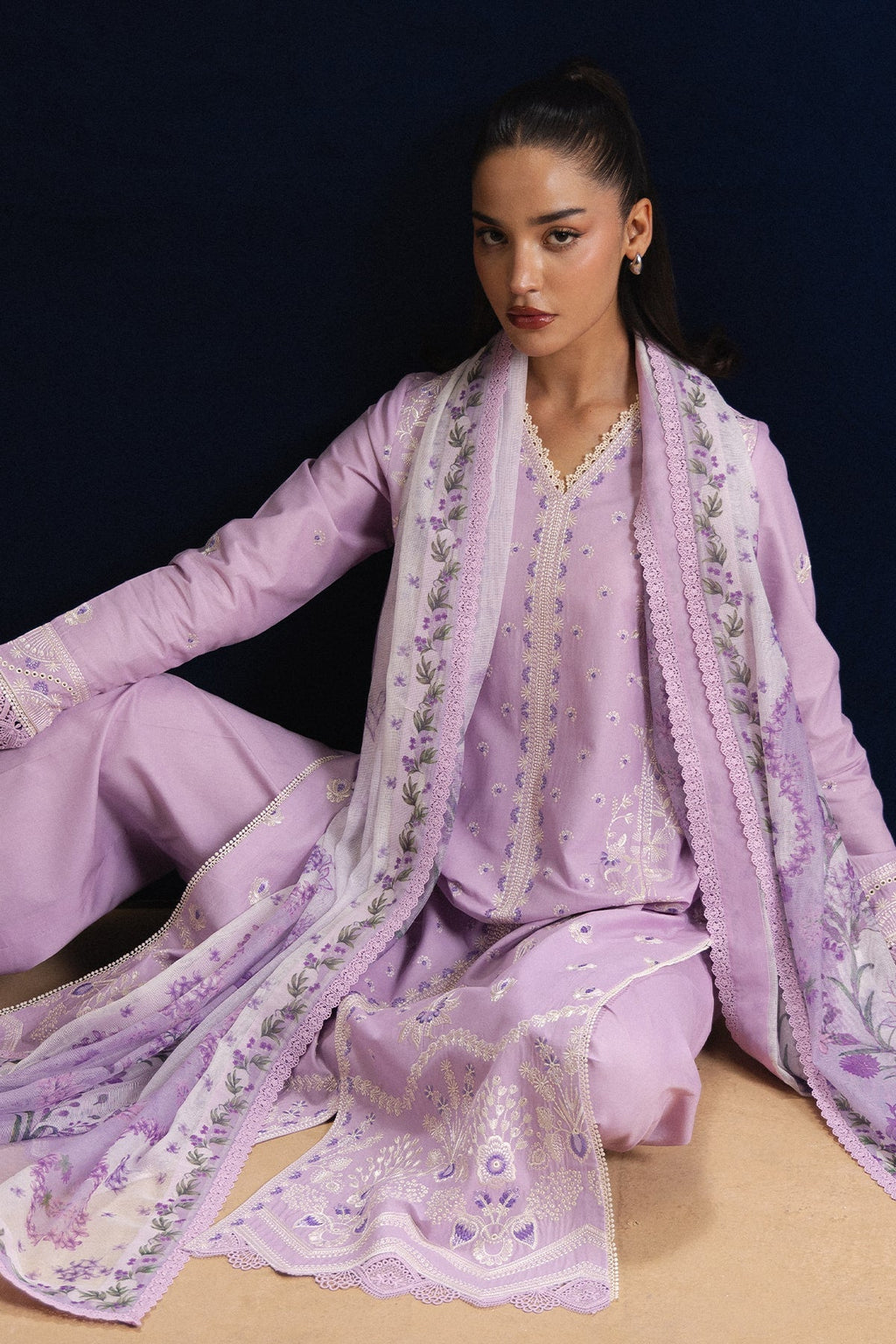 NUAGE Lawn Pakistani Summer Dresses - Afrozeh - 5