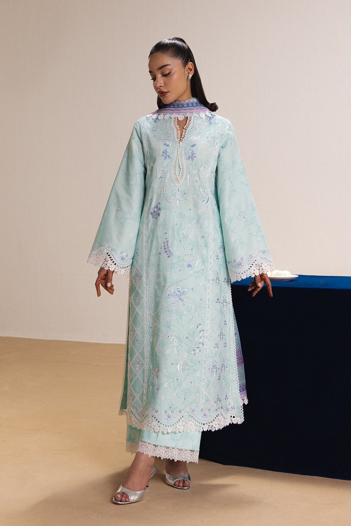LUEUR Lawn Pakistani Summer Dresses - Afrozeh - 1