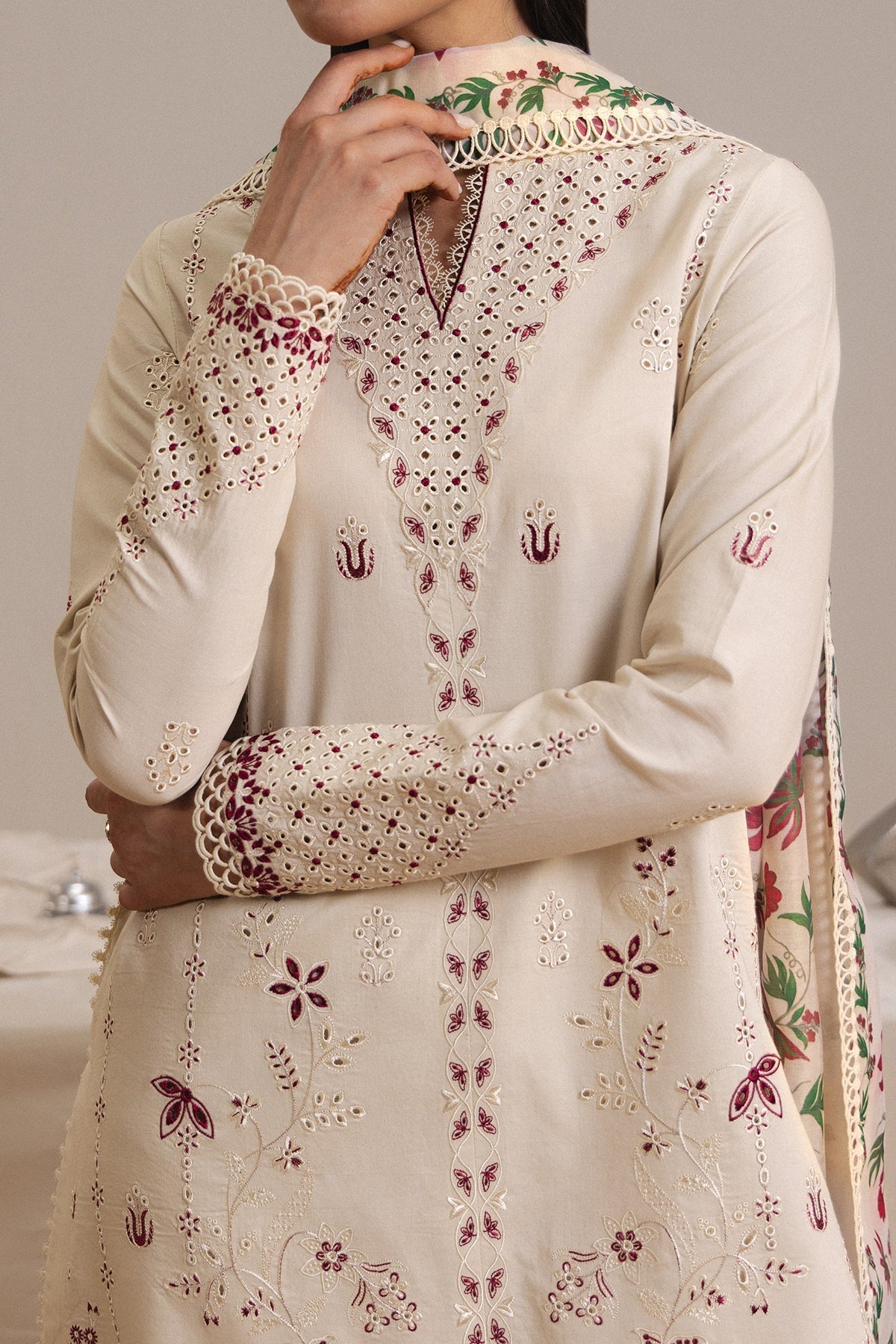 BLANCHE Lawn Pakistani Summer Dresses - Afrozeh - 3