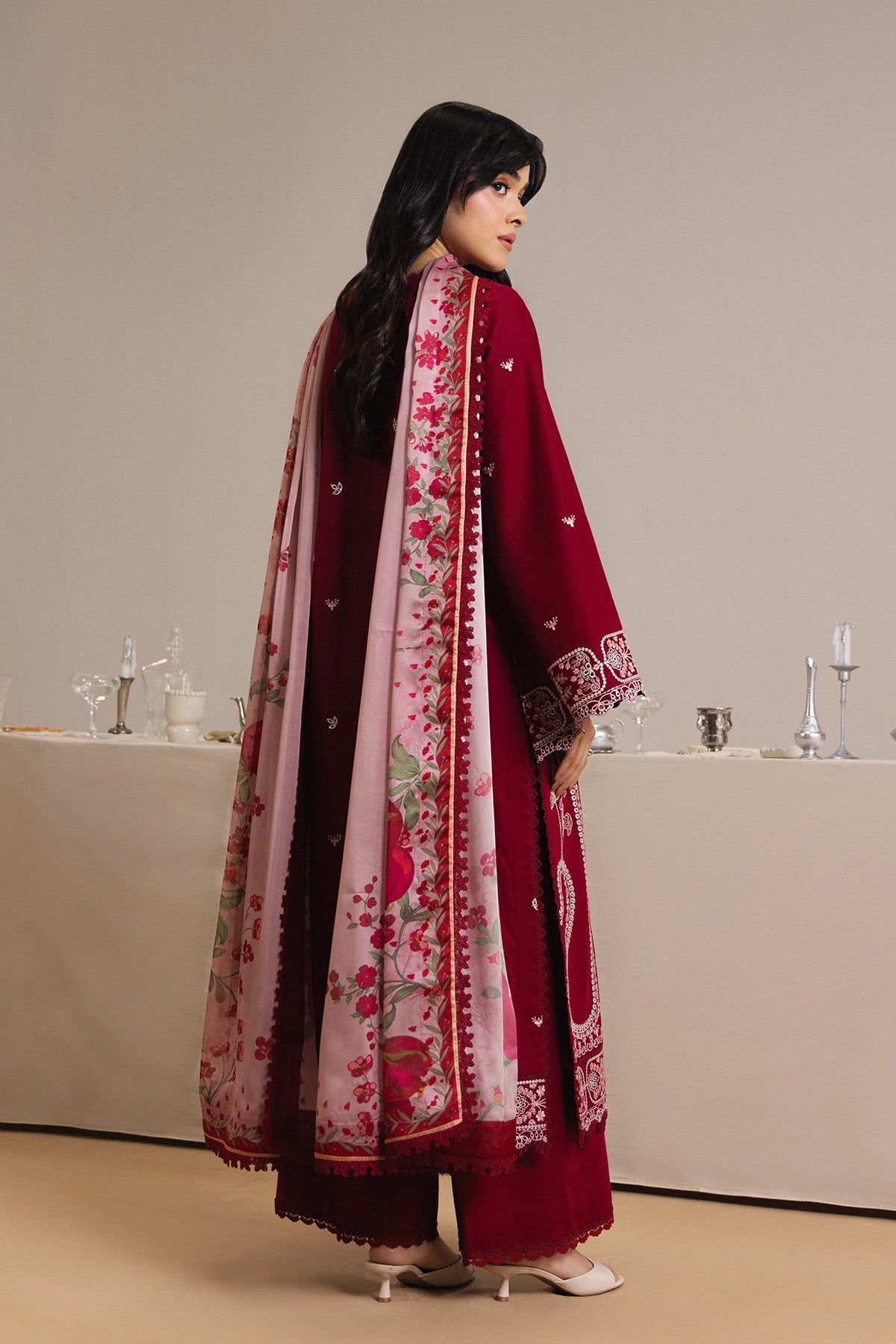 LUNE Lawn Pakistani Summer Dresses - Afrozeh - 3