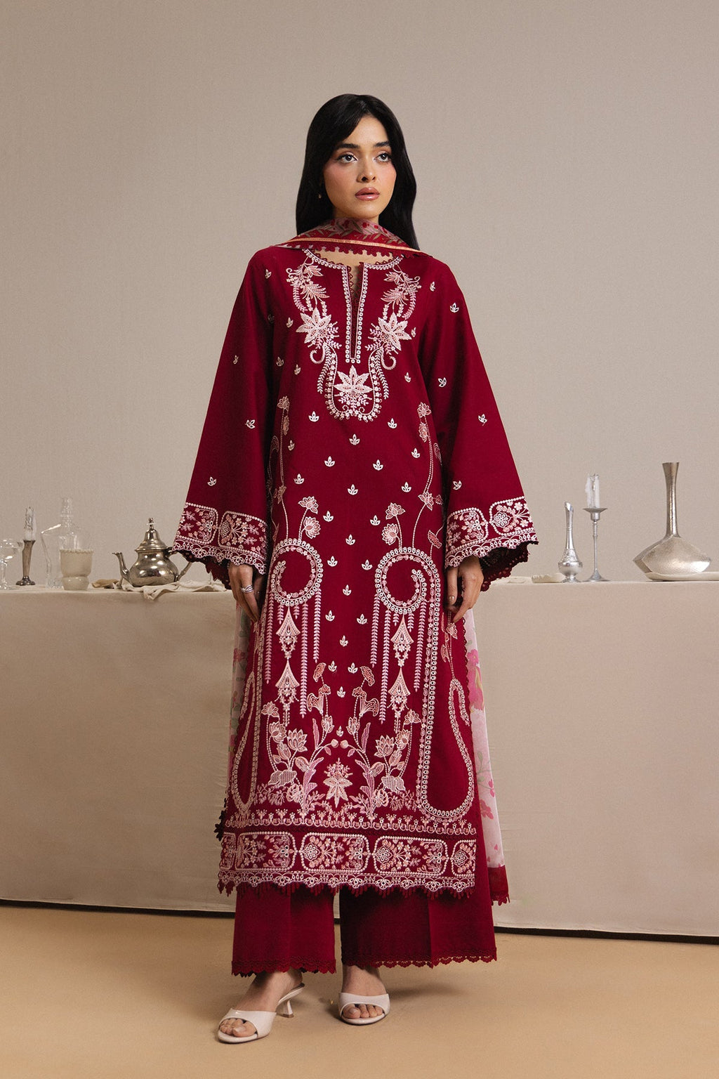 LUNE Lawn Pakistani Summer Dresses - Afrozeh - 1