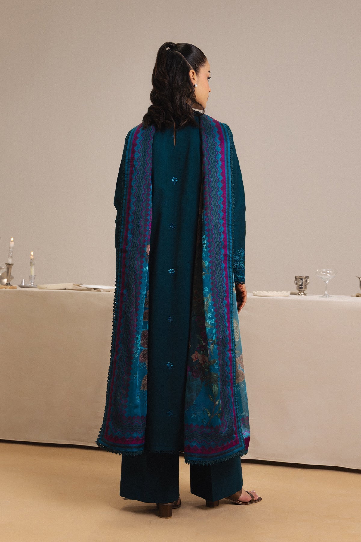 VOILE Lawn Pakistani Summer Dresses - Afrozeh - 2