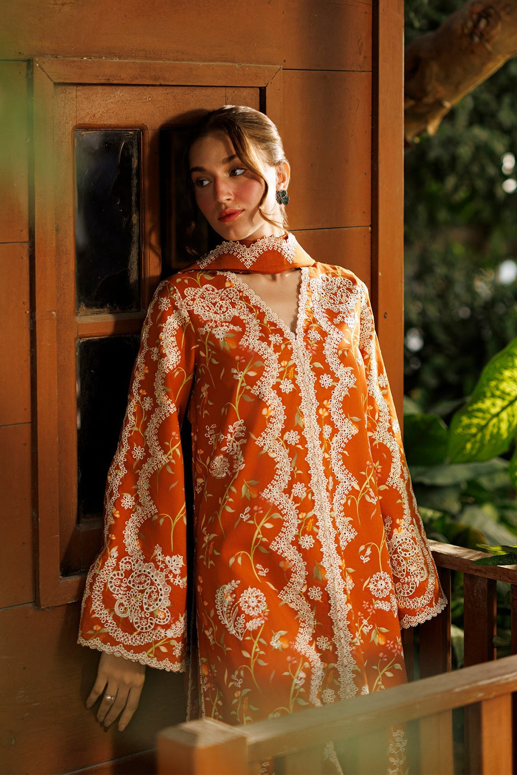 Elyora Lawn Pakistani Summer Dresses - Afrozeh - 3