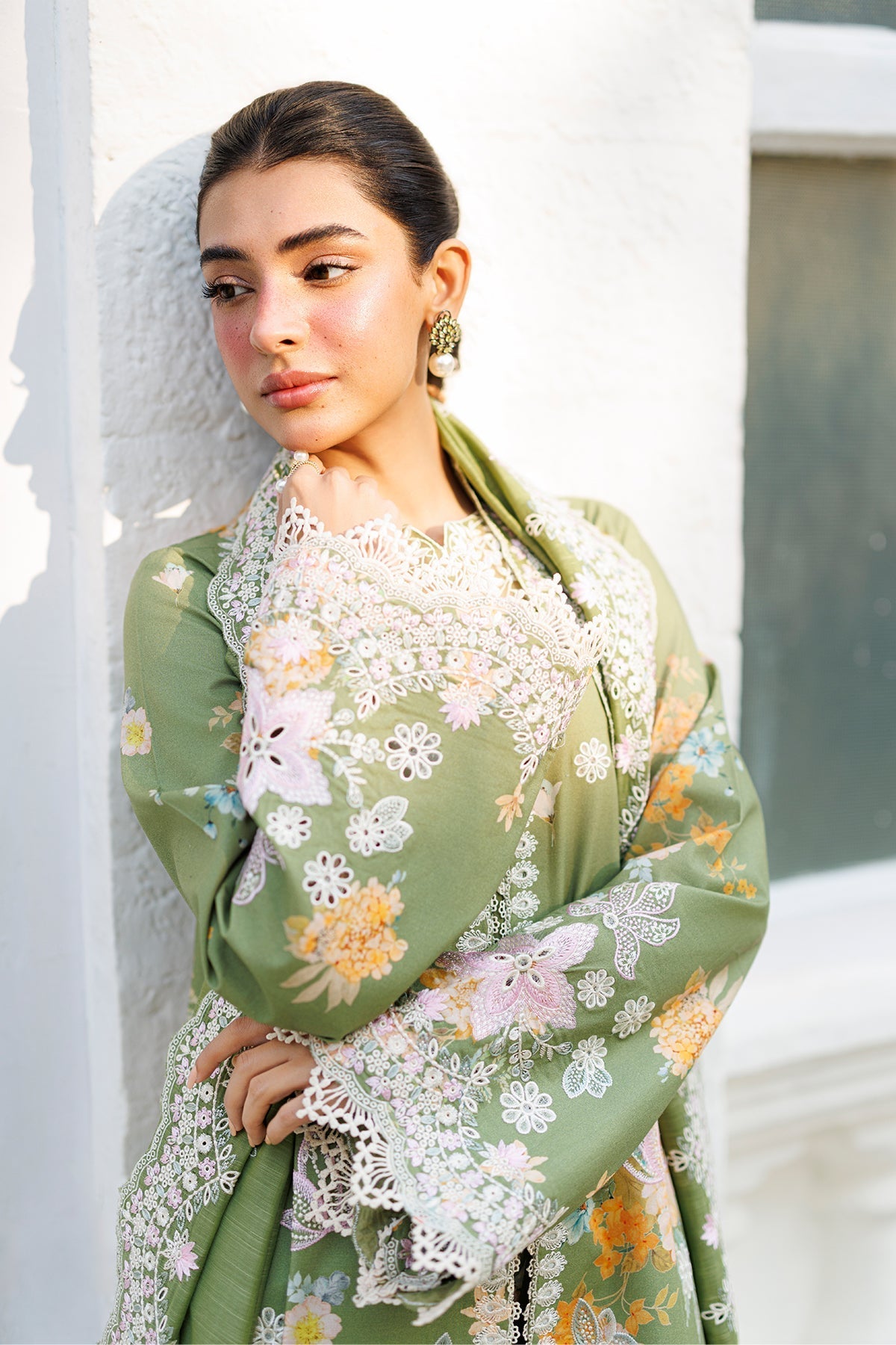 Serelith Organza Pakistani Summer Dresses - Afrozeh - 4