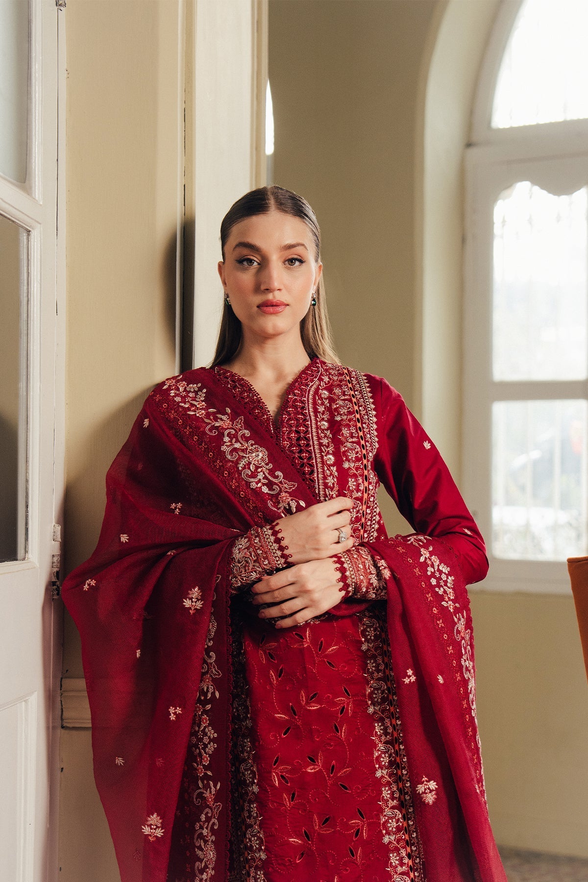Sundrown Organza Pakistani Summer Dresses - Afrozeh - 3