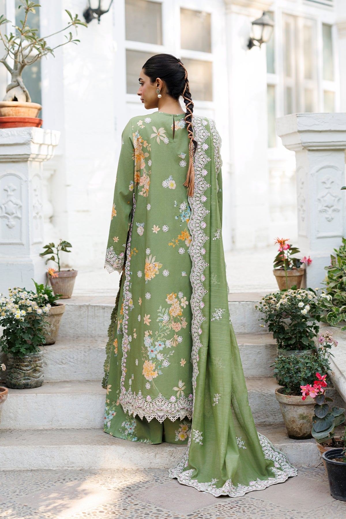 Serelith Organza Pakistani Summer Dresses - Afrozeh - 2