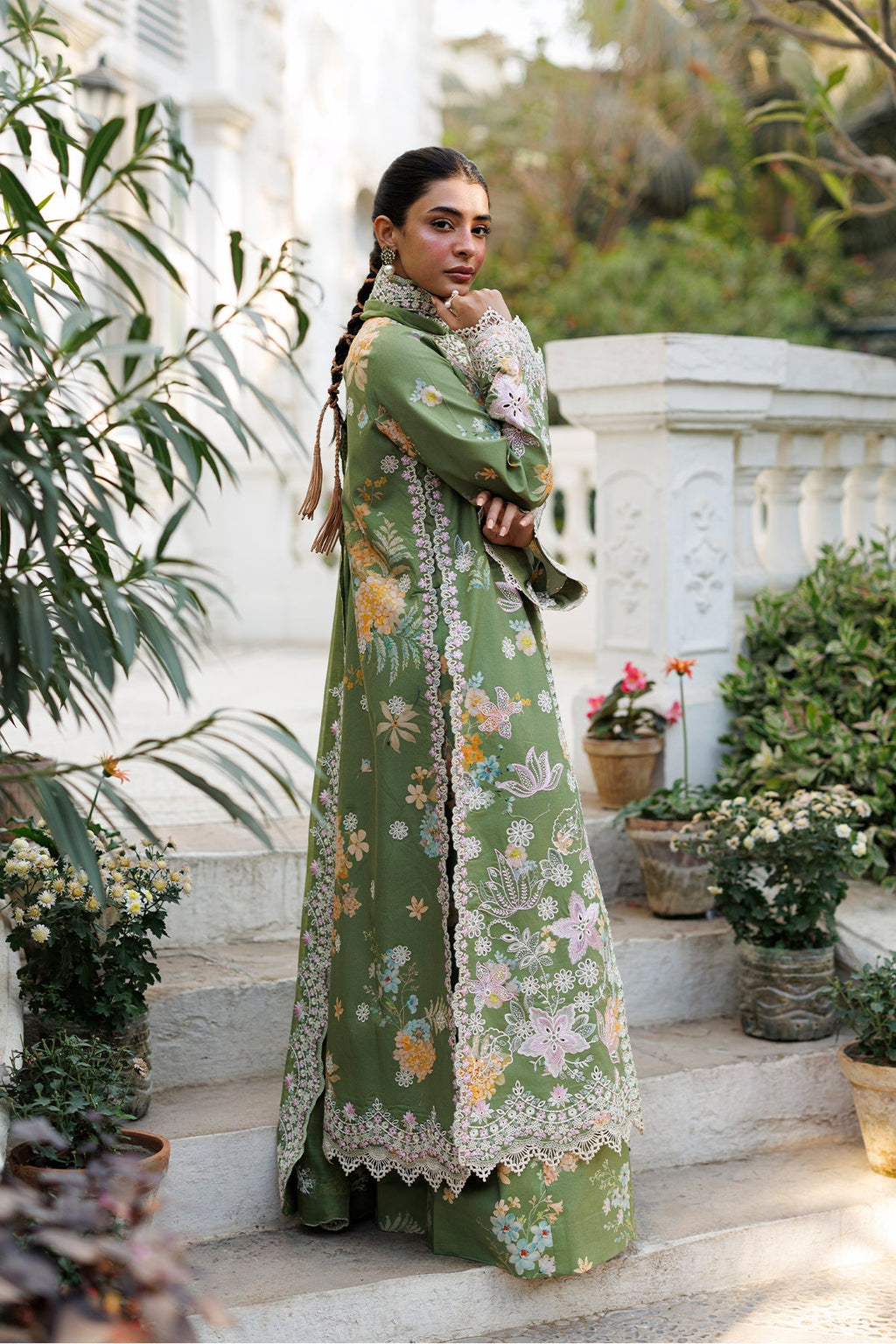 Serelith Organza Pakistani Summer Dresses - Afrozeh - 5