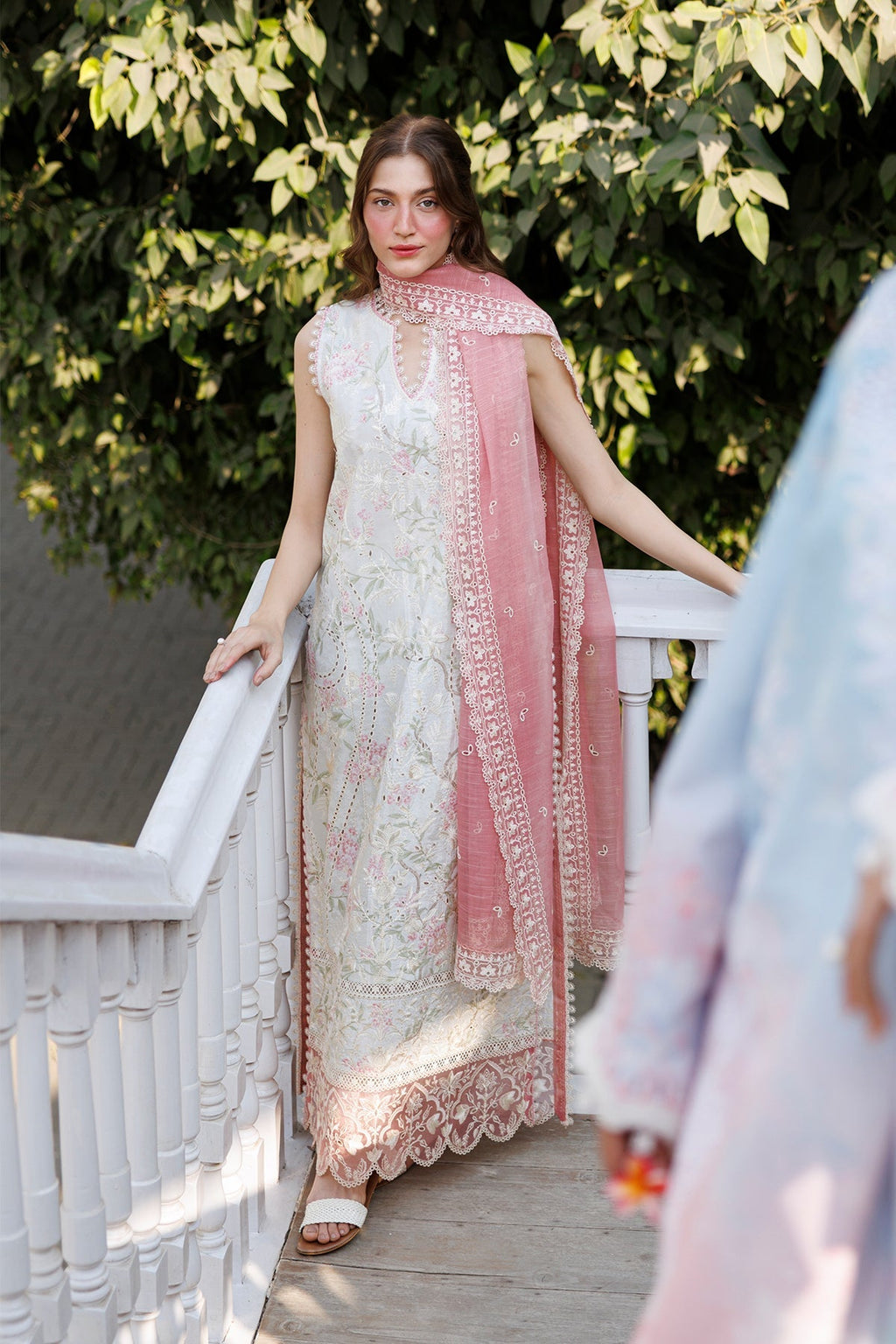 Aurevia Organza Pakistani Summer Dresses - Afrozeh - 6