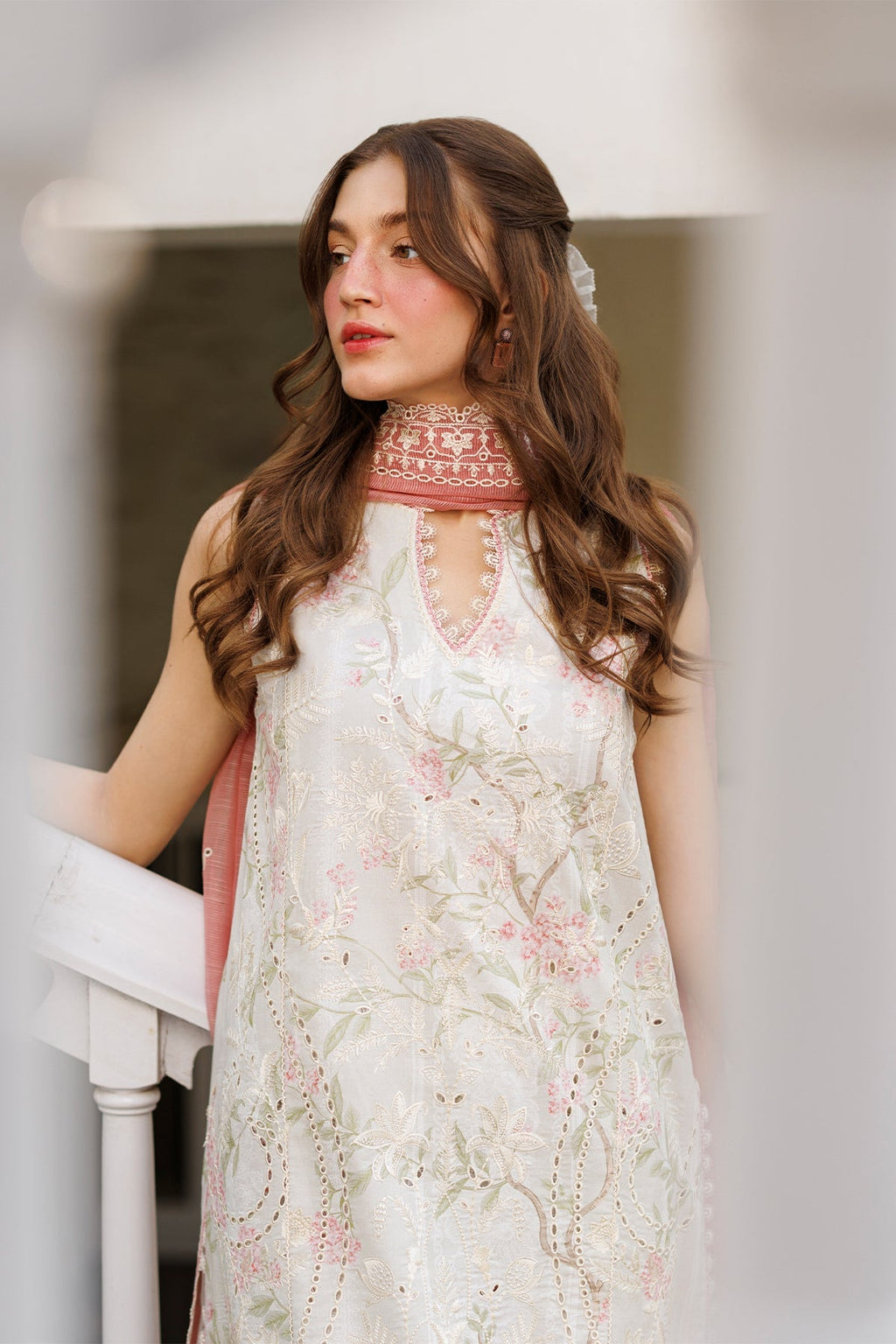 Aurevia Organza Pakistani Summer Dresses - Afrozeh - 3
