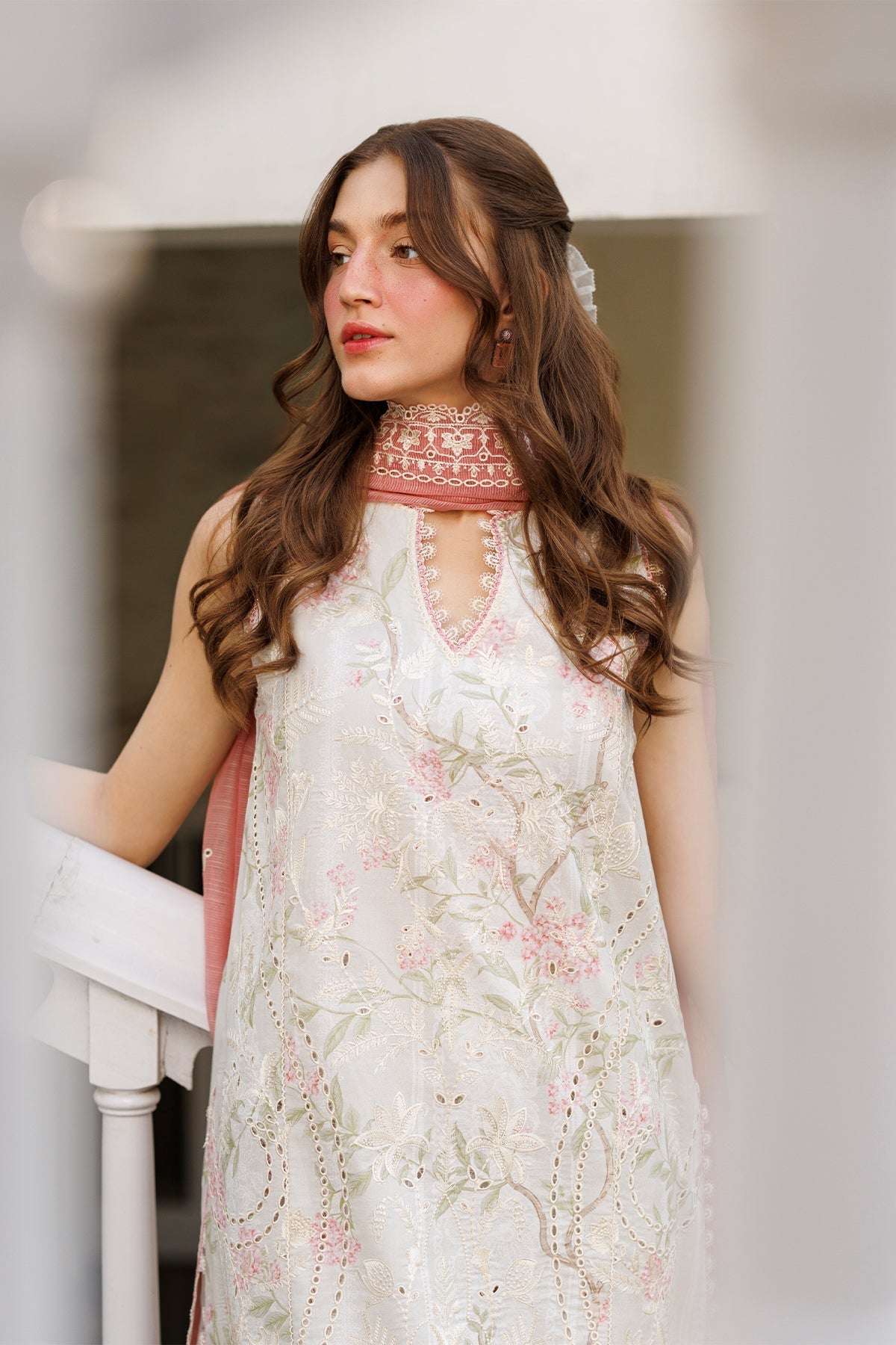 Aurevia Organza Pakistani Summer Dresses - Afrozeh - 3