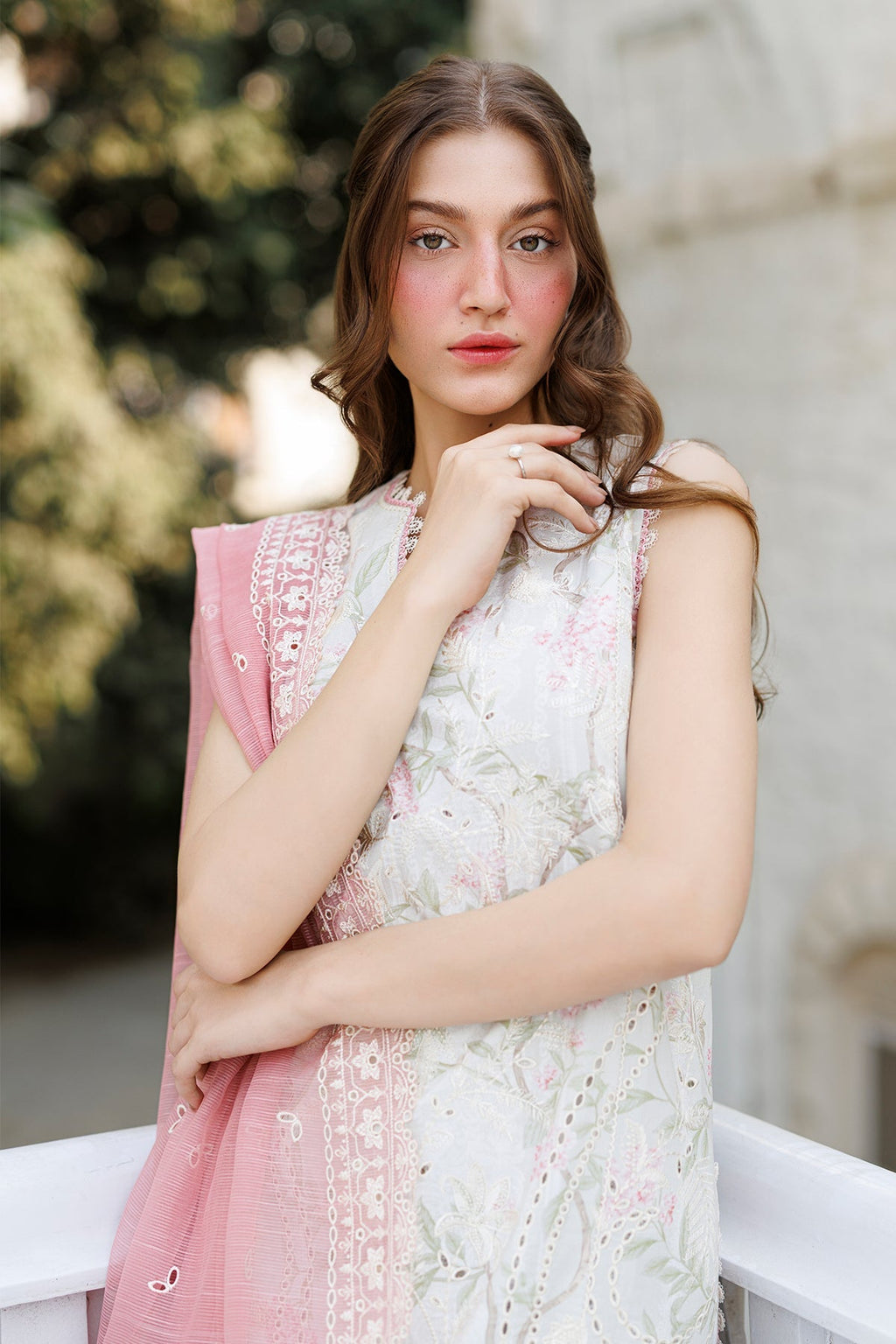 Aurevia Organza Pakistani Summer Dresses - Afrozeh - 5