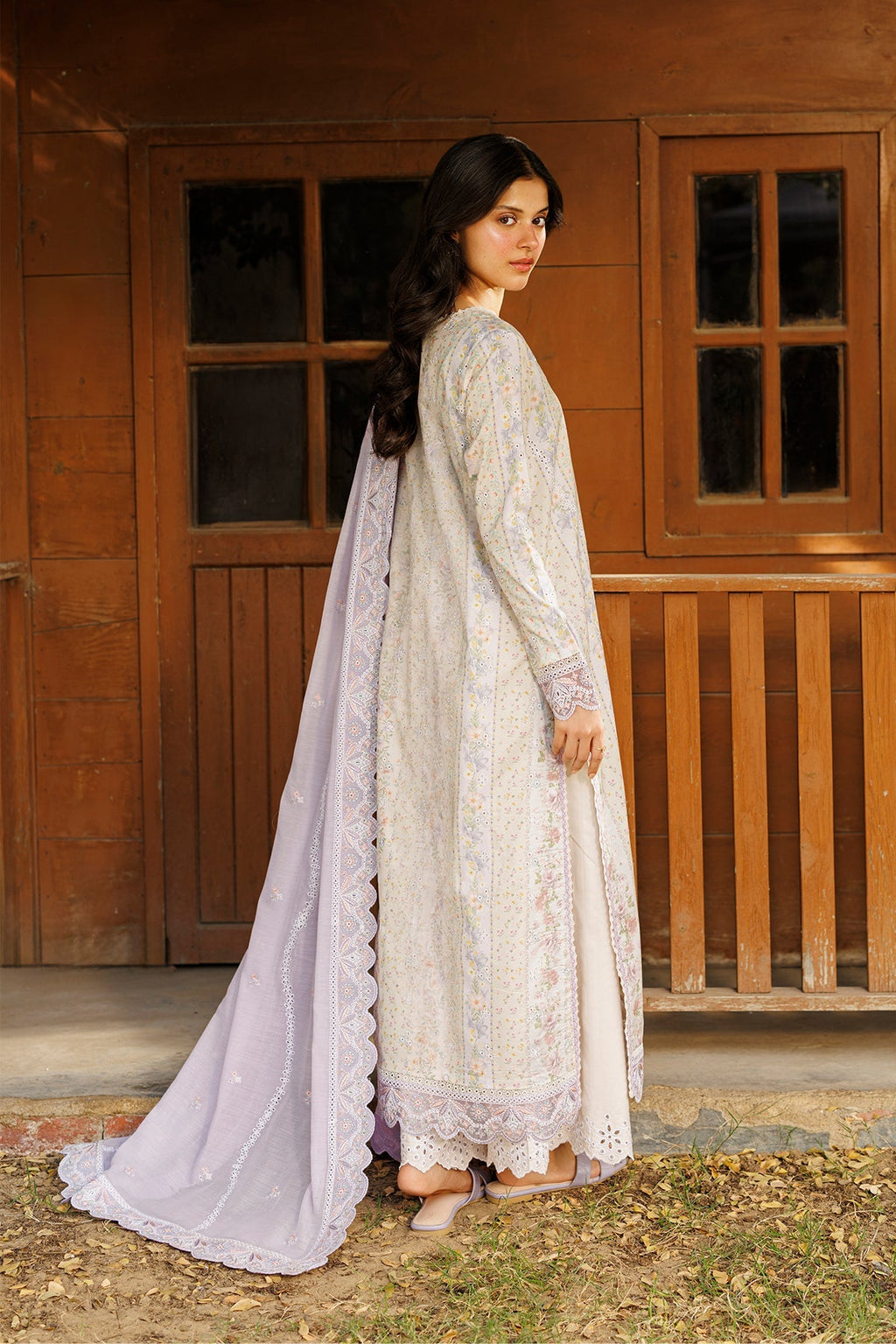 Solayne Organza Pakistani Summer Dresses - Afrozeh - 2