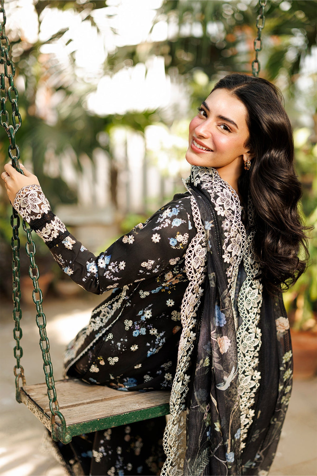 Nyrella Organza Pakistani Summer Dresses - Afrozeh - 5