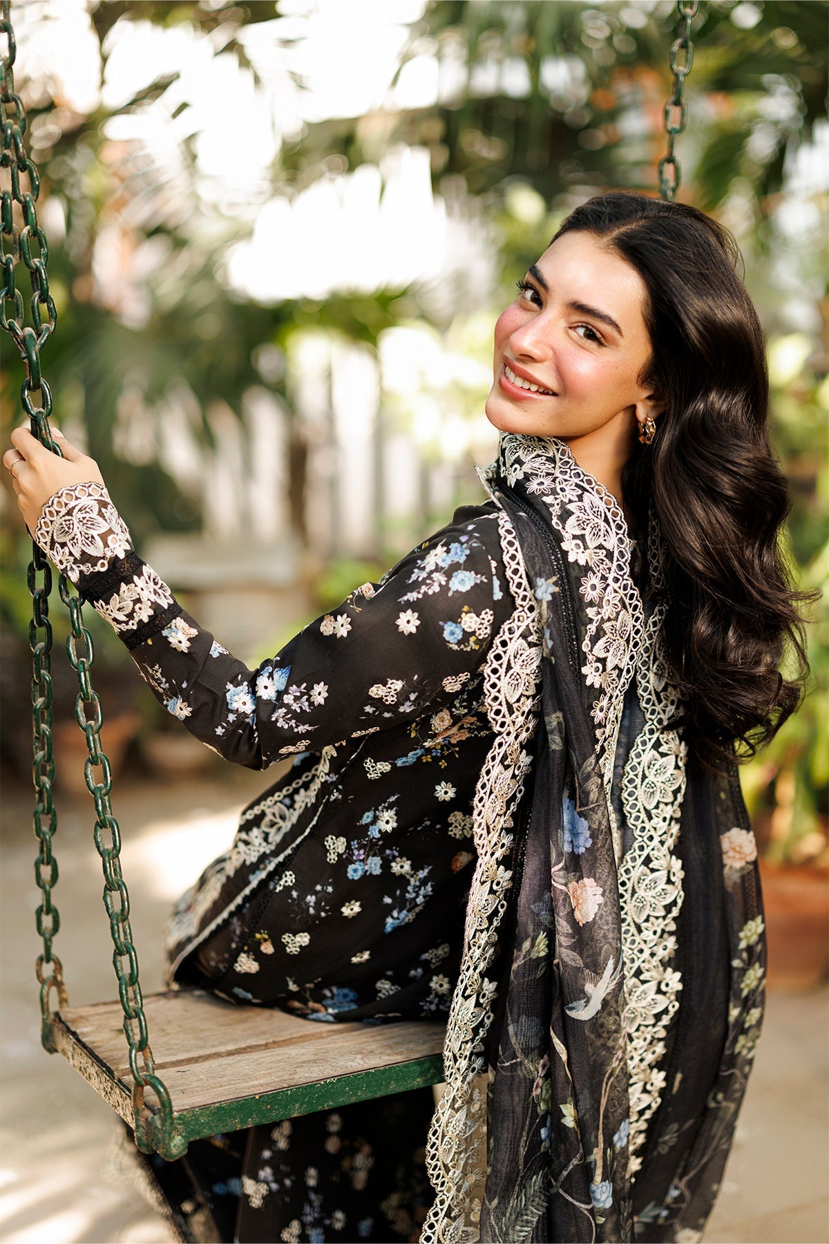 Nyrella Organza Pakistani Summer Dresses - Afrozeh - 5