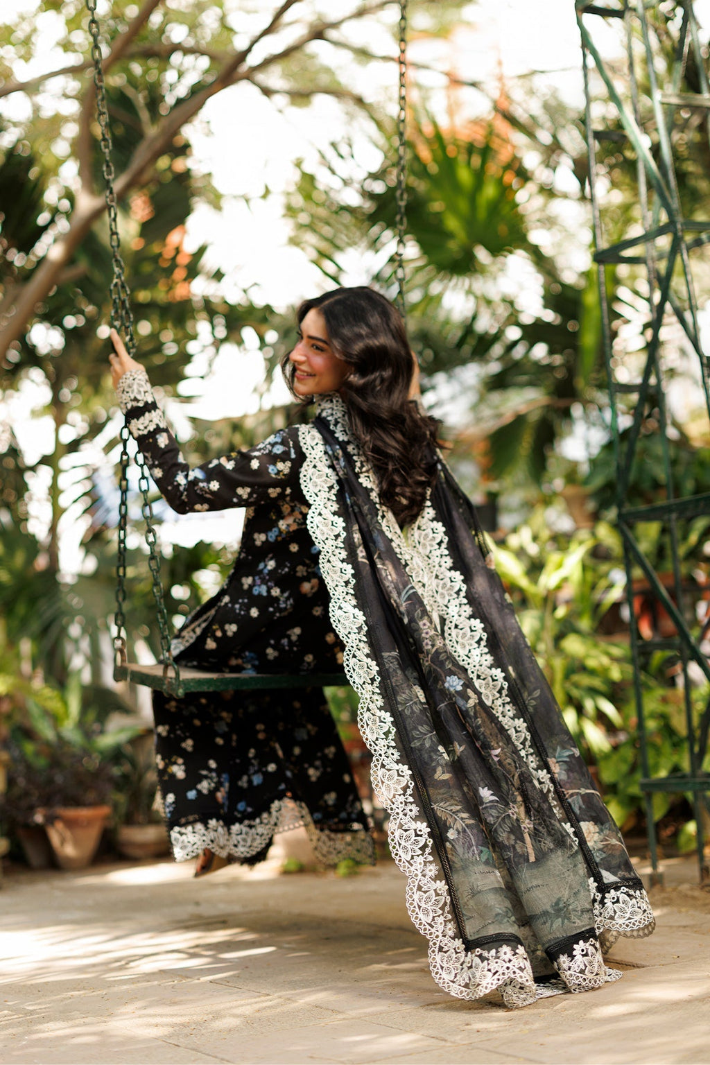 Nyrella Organza Pakistani Summer Dresses - Afrozeh - 6