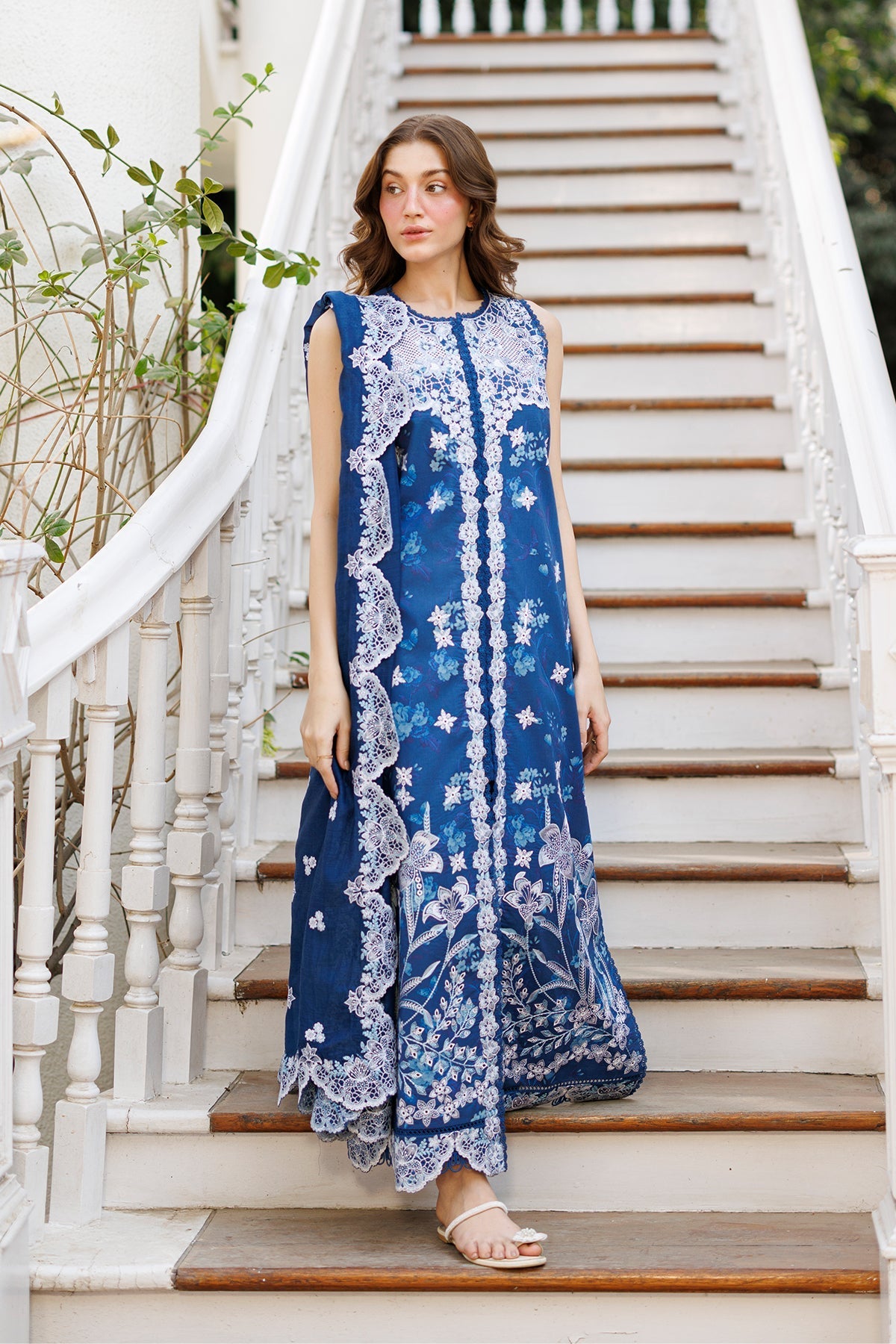 Celestara Lawn Pakistani Summer Dresses - Afrozeh - 5