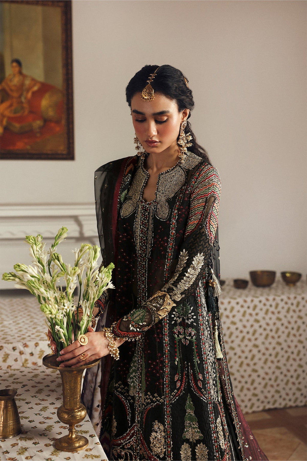 Dhanak Raw Silk Pakistani Formal Dresses - Afrozeh - 4