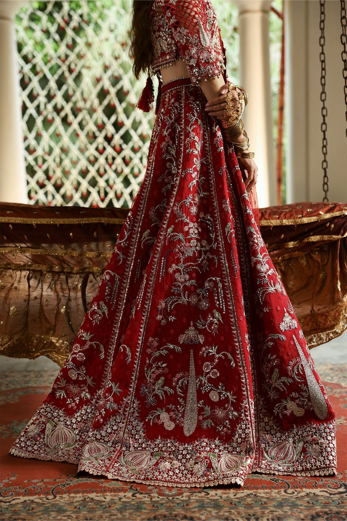 Sheen Raw Silk Pakistani Formal Dresses - Afrozeh - 4