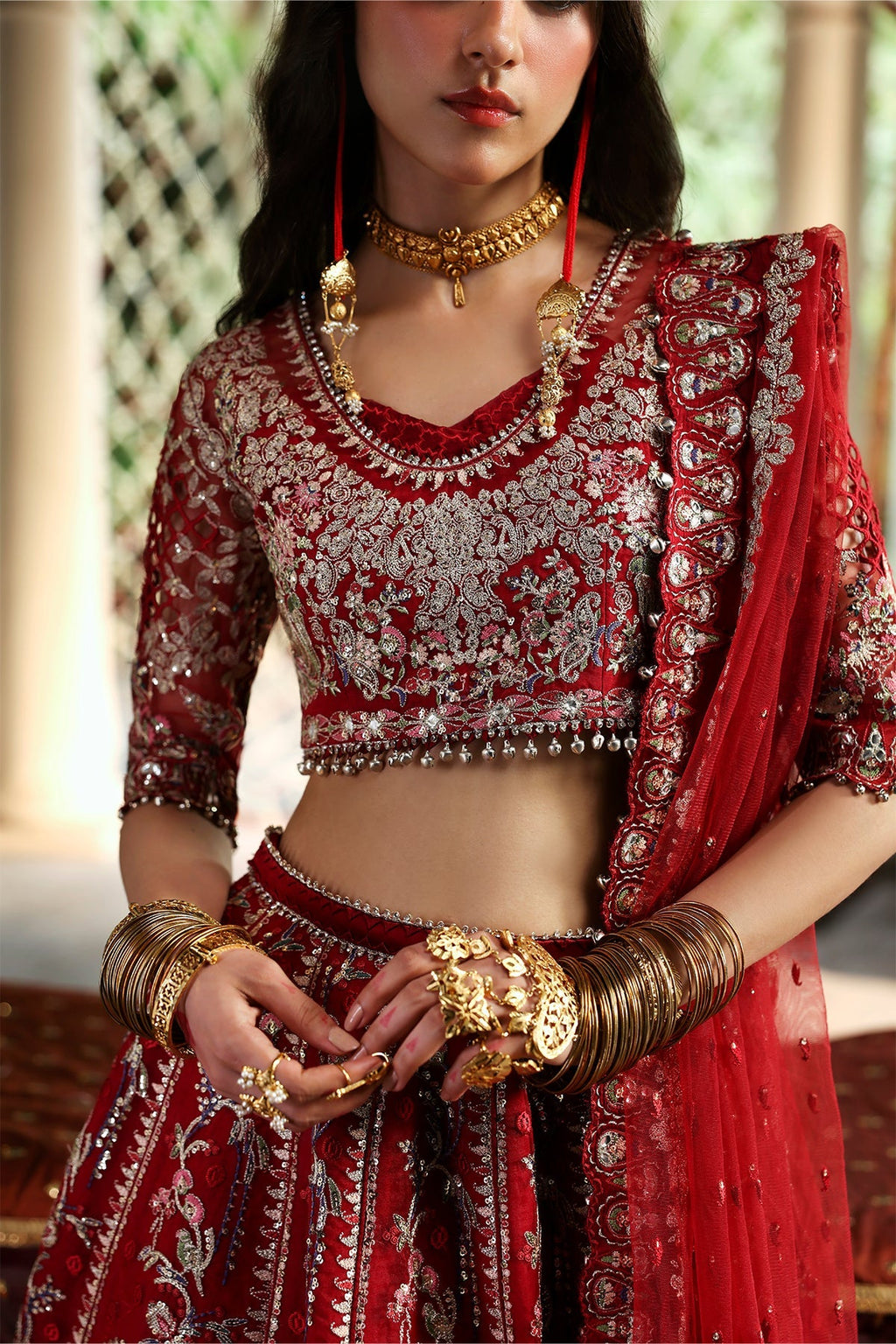 Sheen Raw Silk Pakistani Formal Dresses - Afrozeh - 2