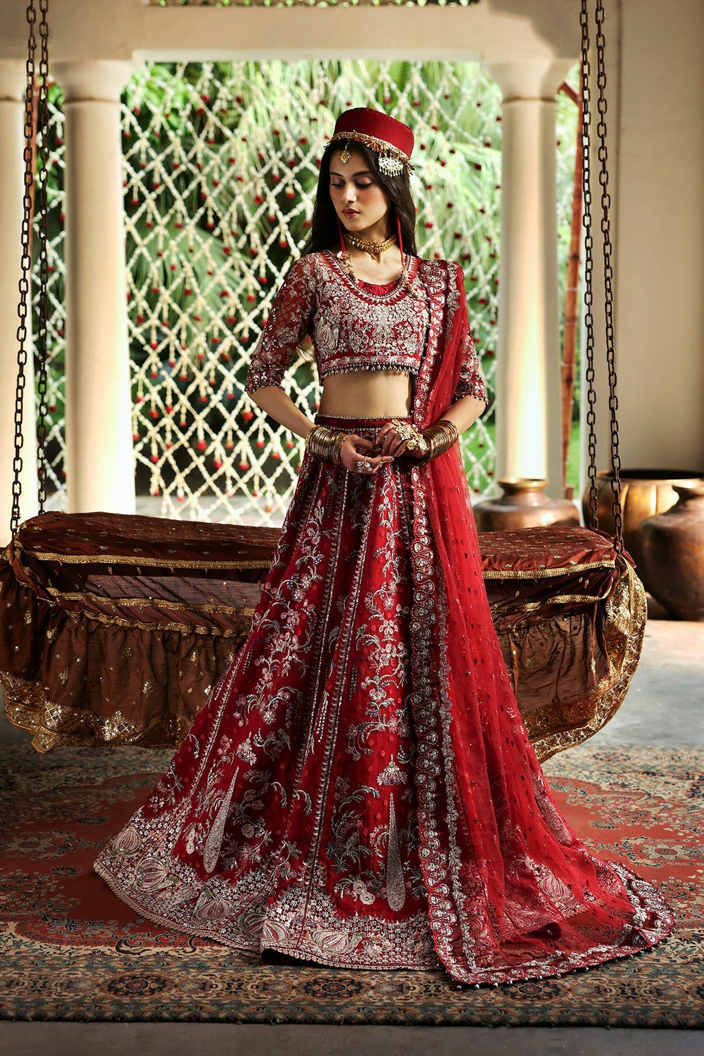 Sheen Raw Silk Pakistani Formal Dresses - Afrozeh - 1