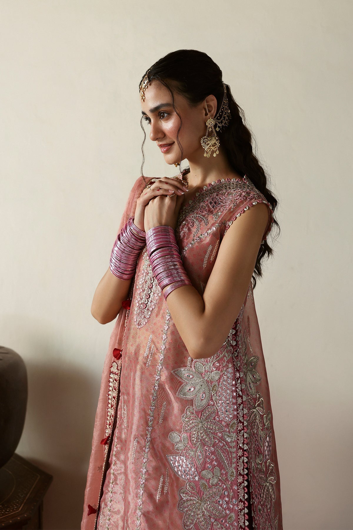 Roshaan Raw Silk Pakistani Formal Dresses - Afrozeh - 2