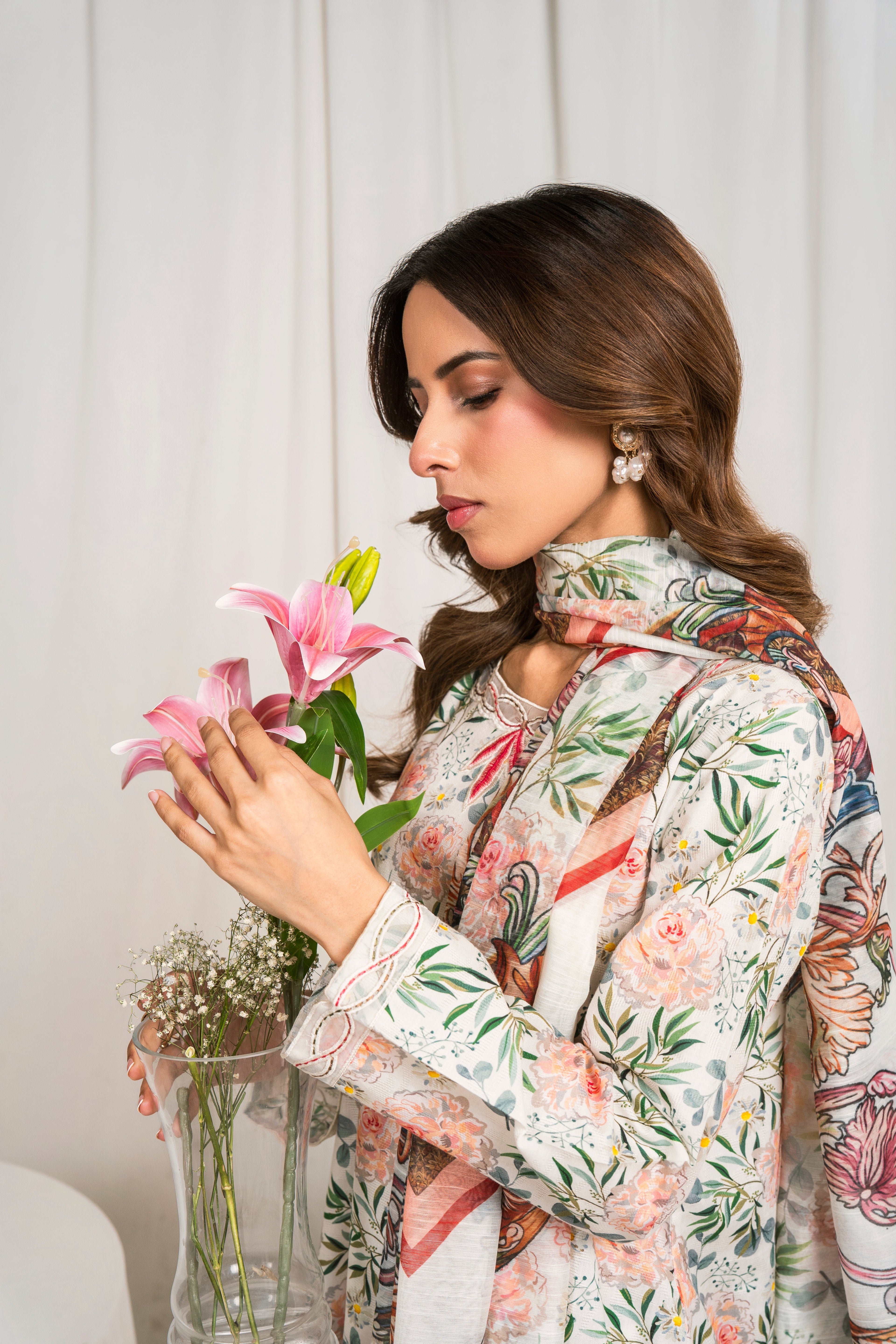Velour Premium Fabric Pakistani Summer Dresses - Sahiba-clothing - 3